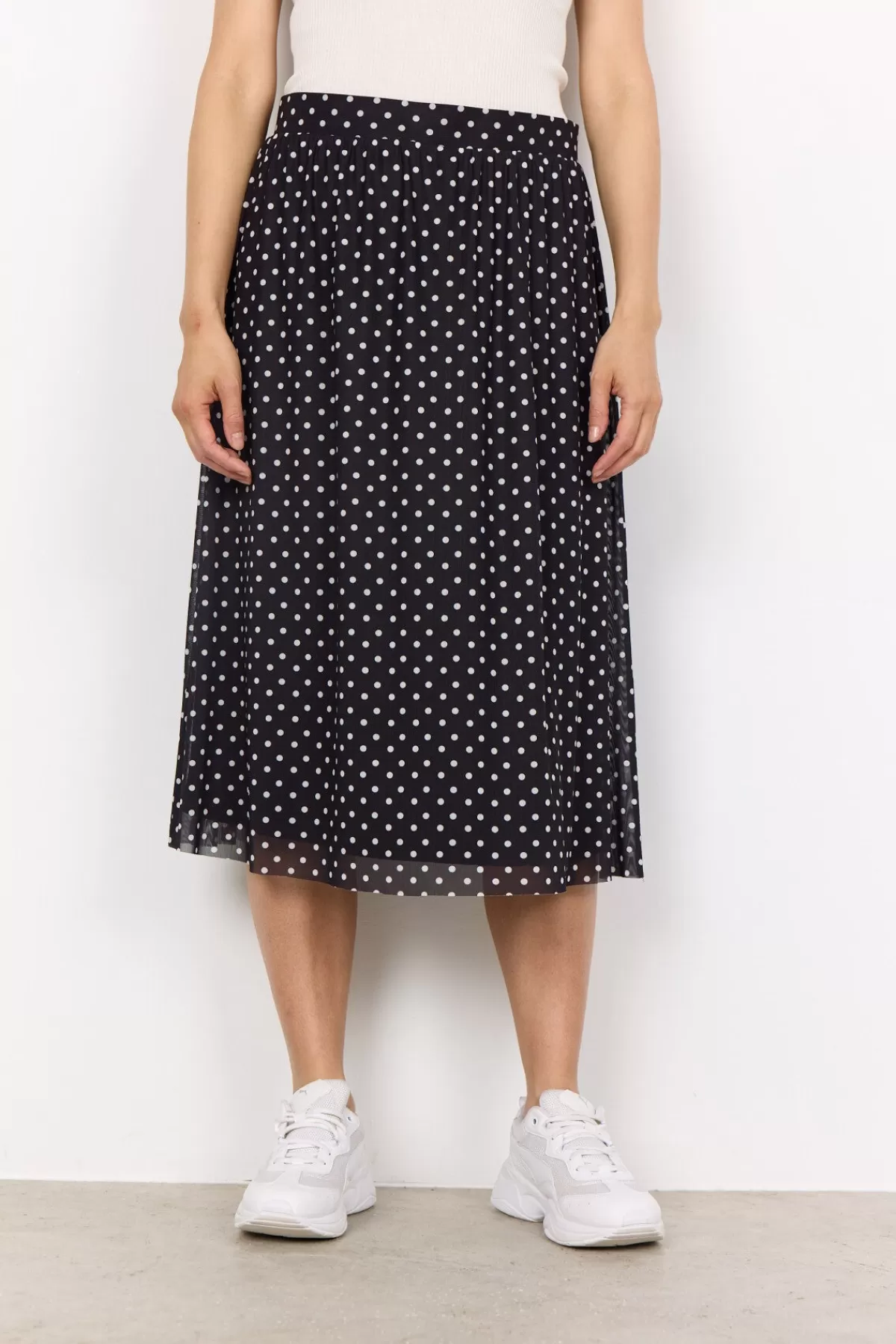 Soyaconcept Skirts-SC-ALDA AOP 53 Skirt Black