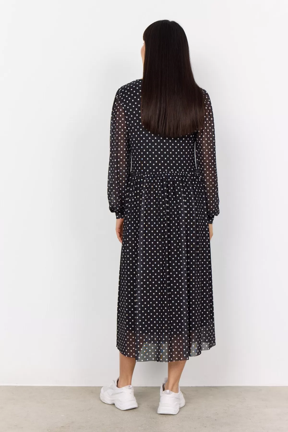 Soyaconcept Dresses-SC-ALDA AOP 54 Dress Black