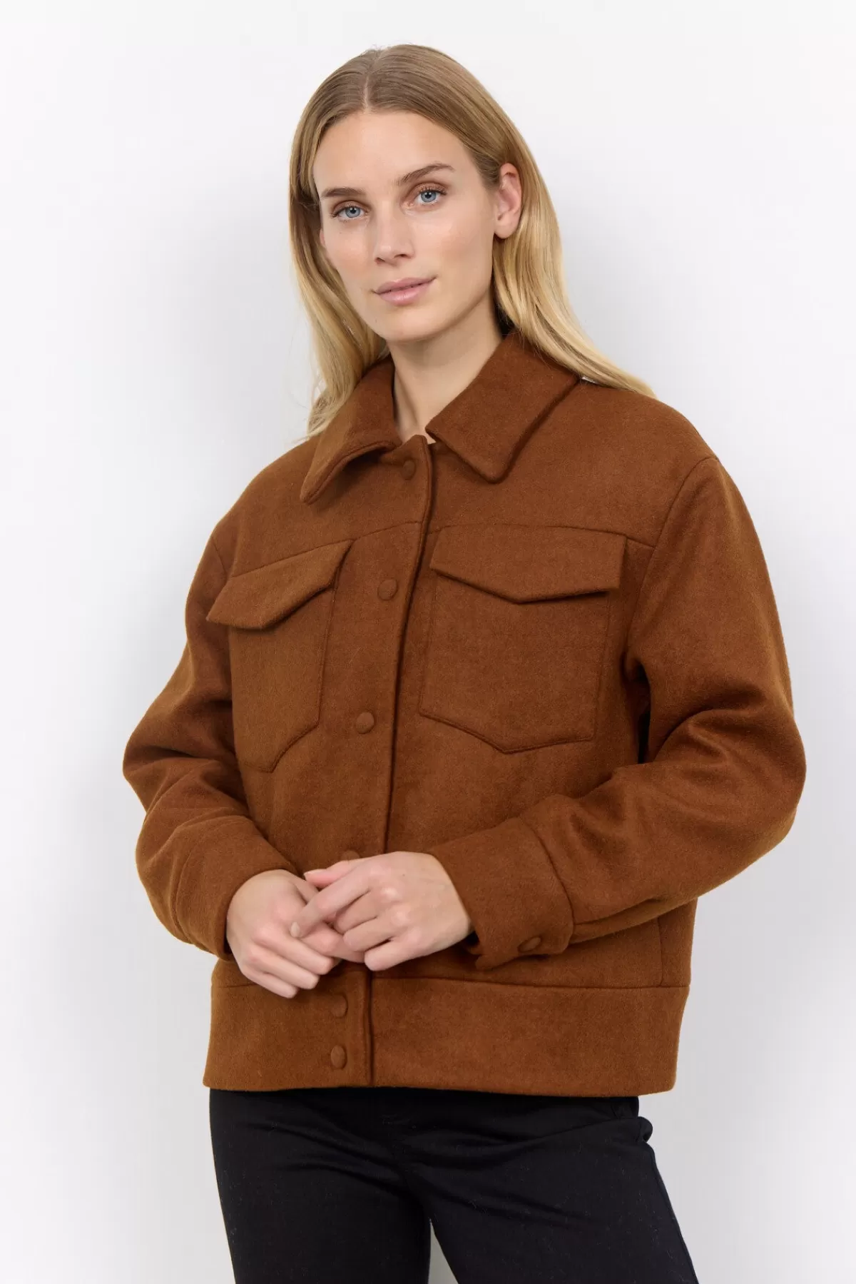 Soyaconcept Outerwear-SC-ASTA 7 Jacket Brown