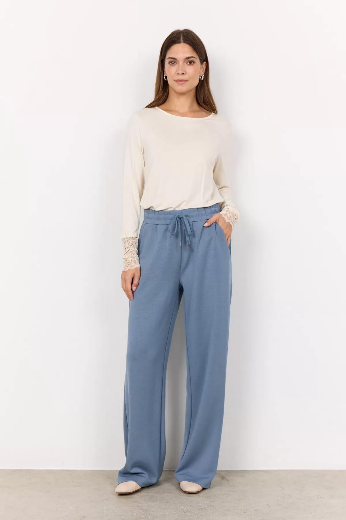 Soyaconcept Comfy | Pants-SC-BANU 116 Pants Blue