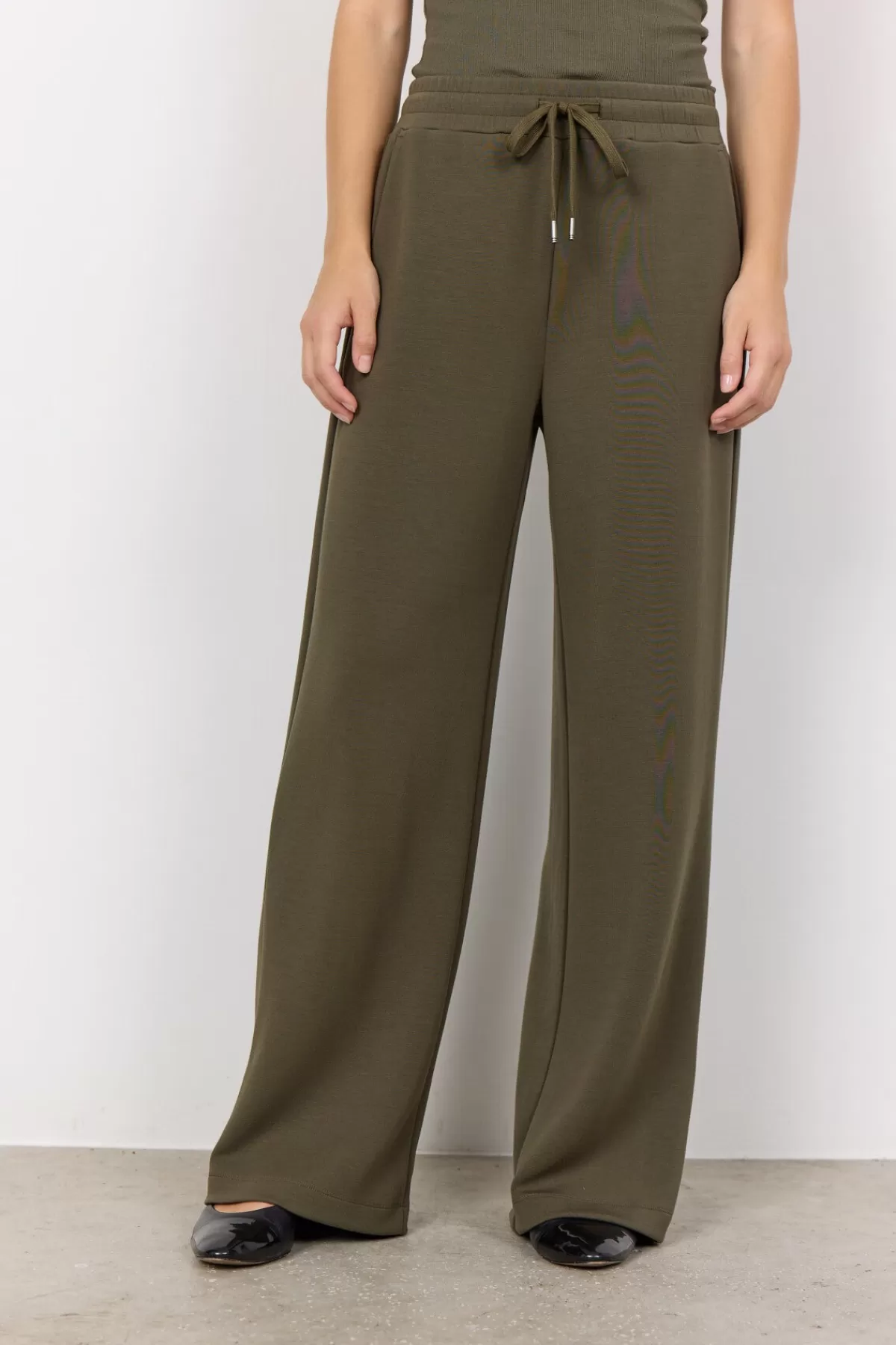 Soyaconcept Comfy | Pants-SC-BANU 116 Pants Dark green
