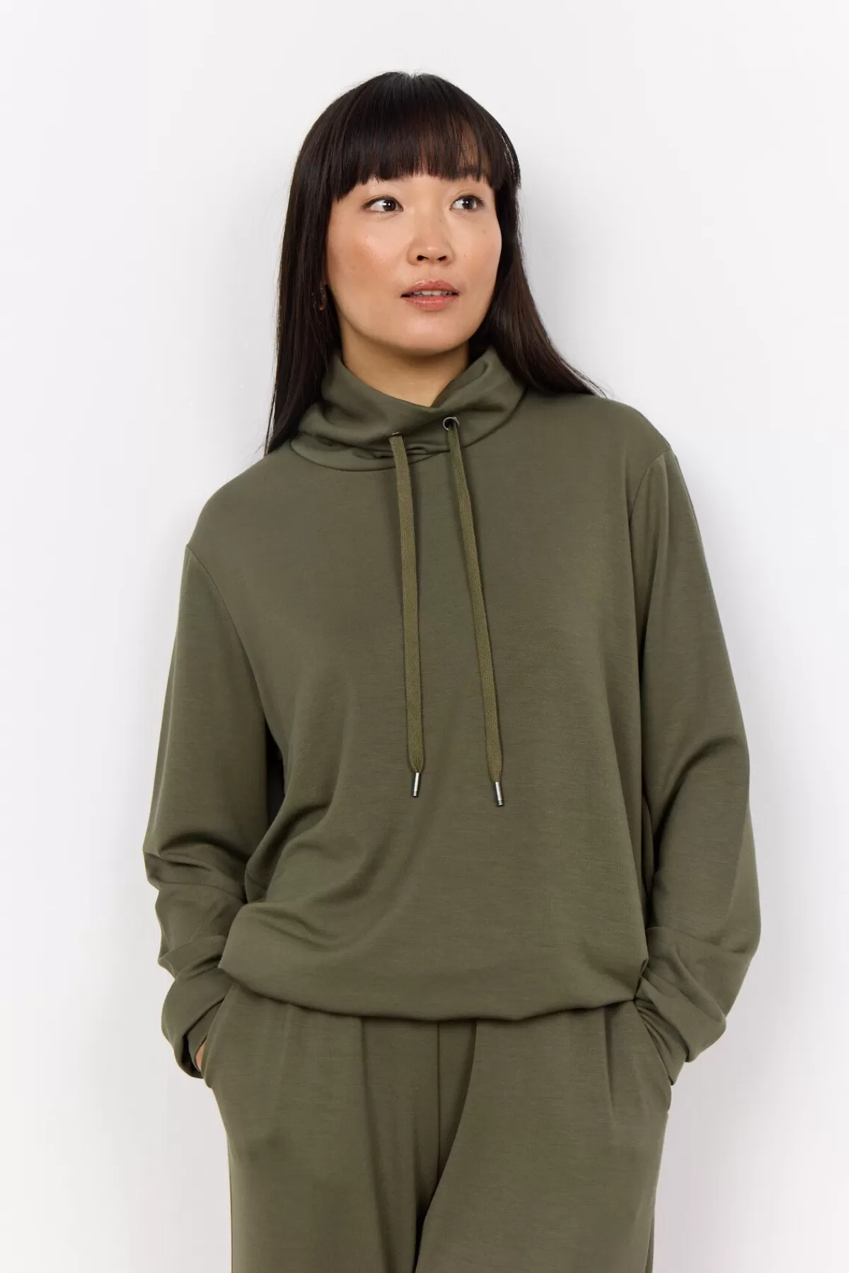 Soyaconcept Blouses And Shirts | Comfy-SC-BANU 125 Sweatshirt Olive