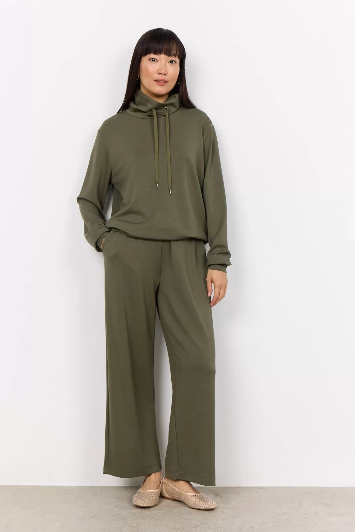 Soyaconcept Blouses And Shirts | Comfy-SC-BANU 125 Sweatshirt Olive
