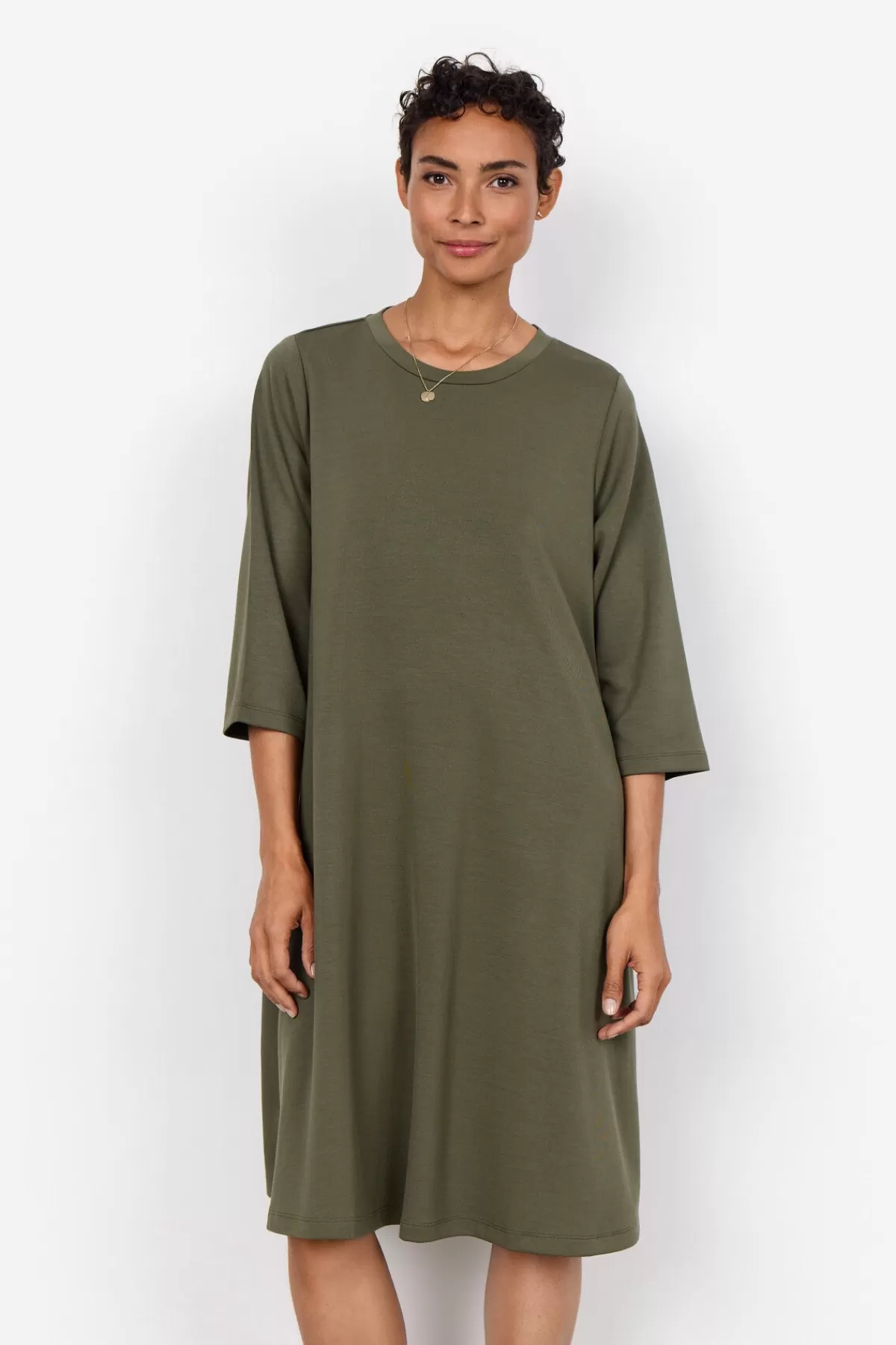 Soyaconcept Dresses | Comfy-SC-BANU 155 Dress Olive