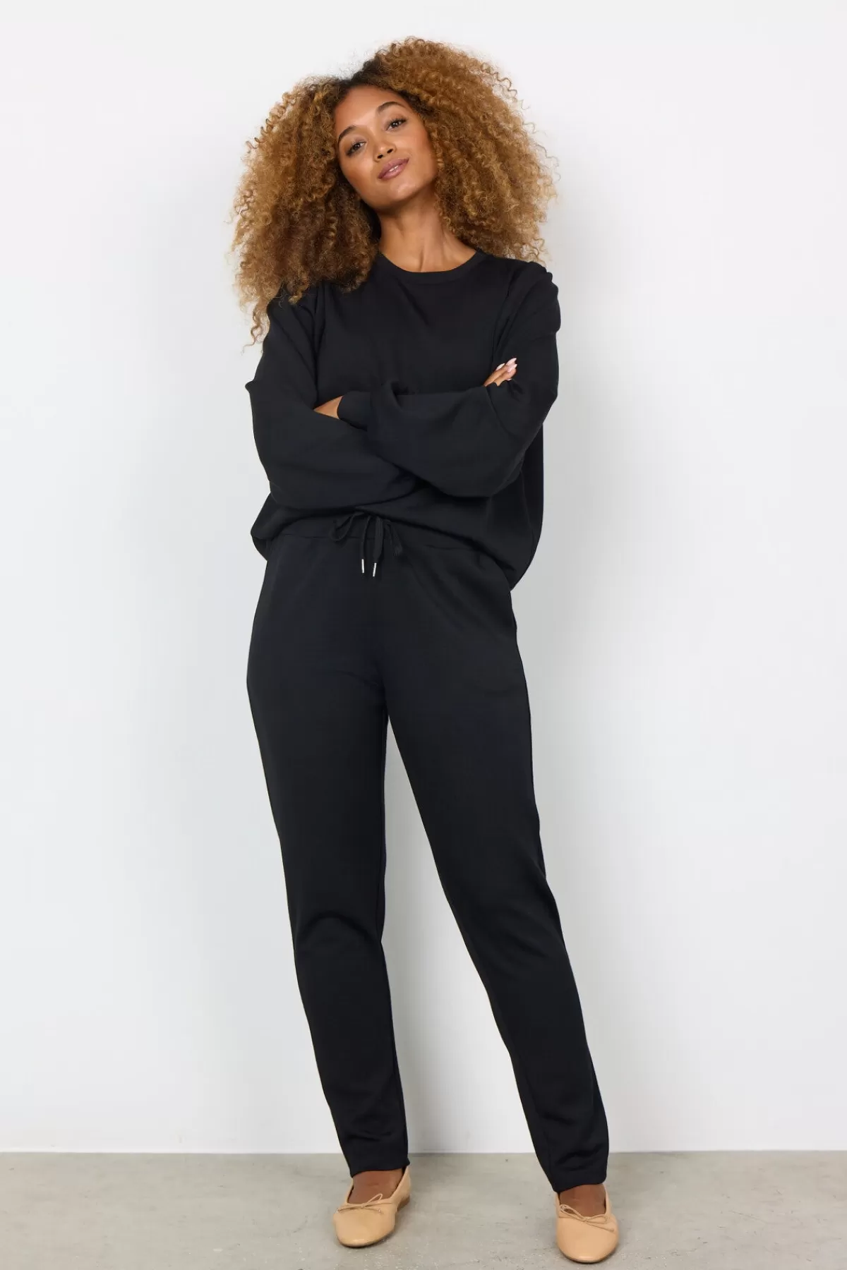 Soyaconcept Comfy | Pants-SC-BANU 157 Pants Black