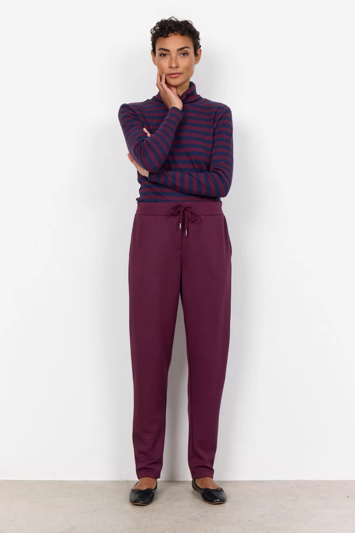 Soyaconcept Comfy | Pants-SC-BANU 157 Pants Bordeaux