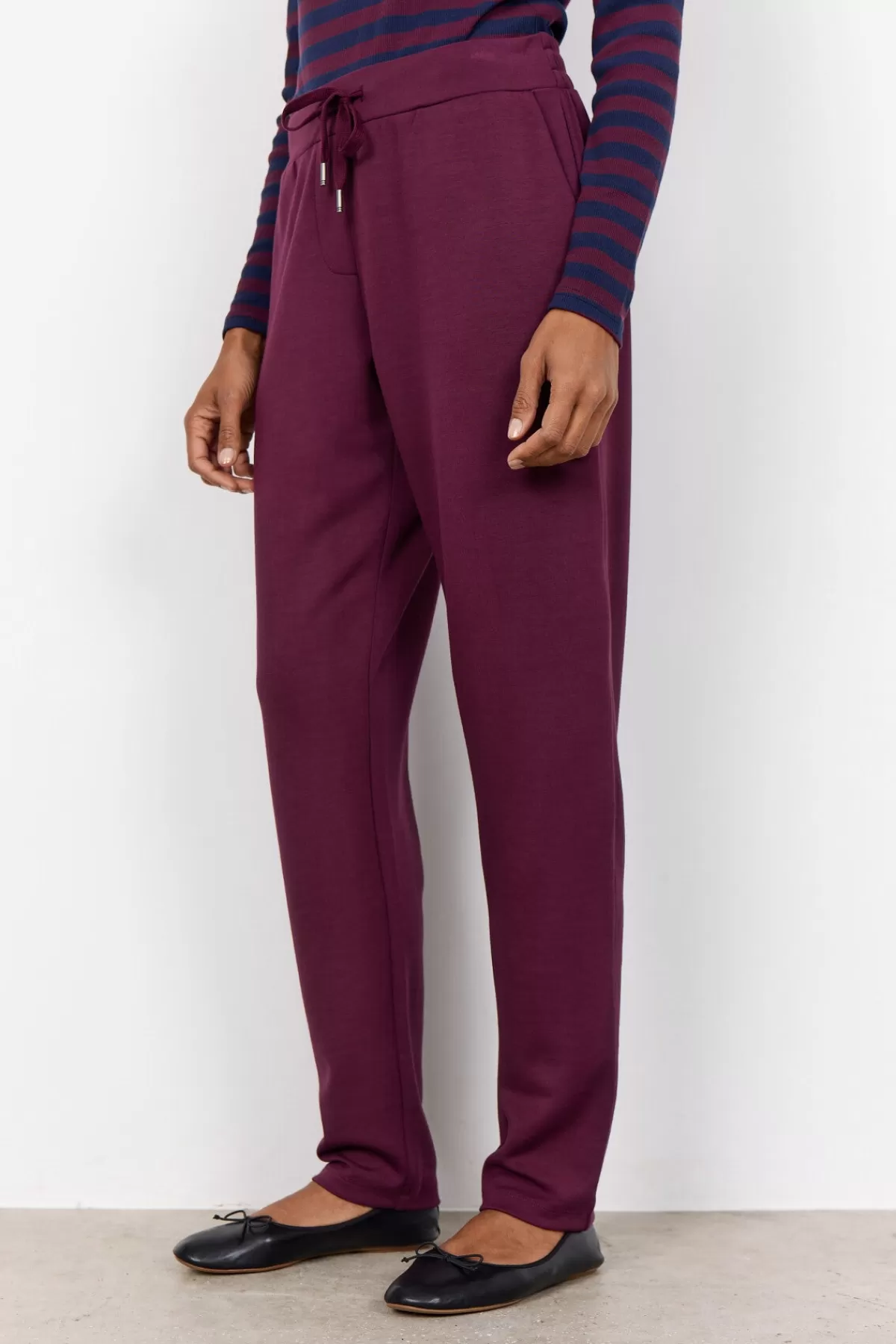 Soyaconcept Comfy | Pants-SC-BANU 157 Pants Bordeaux