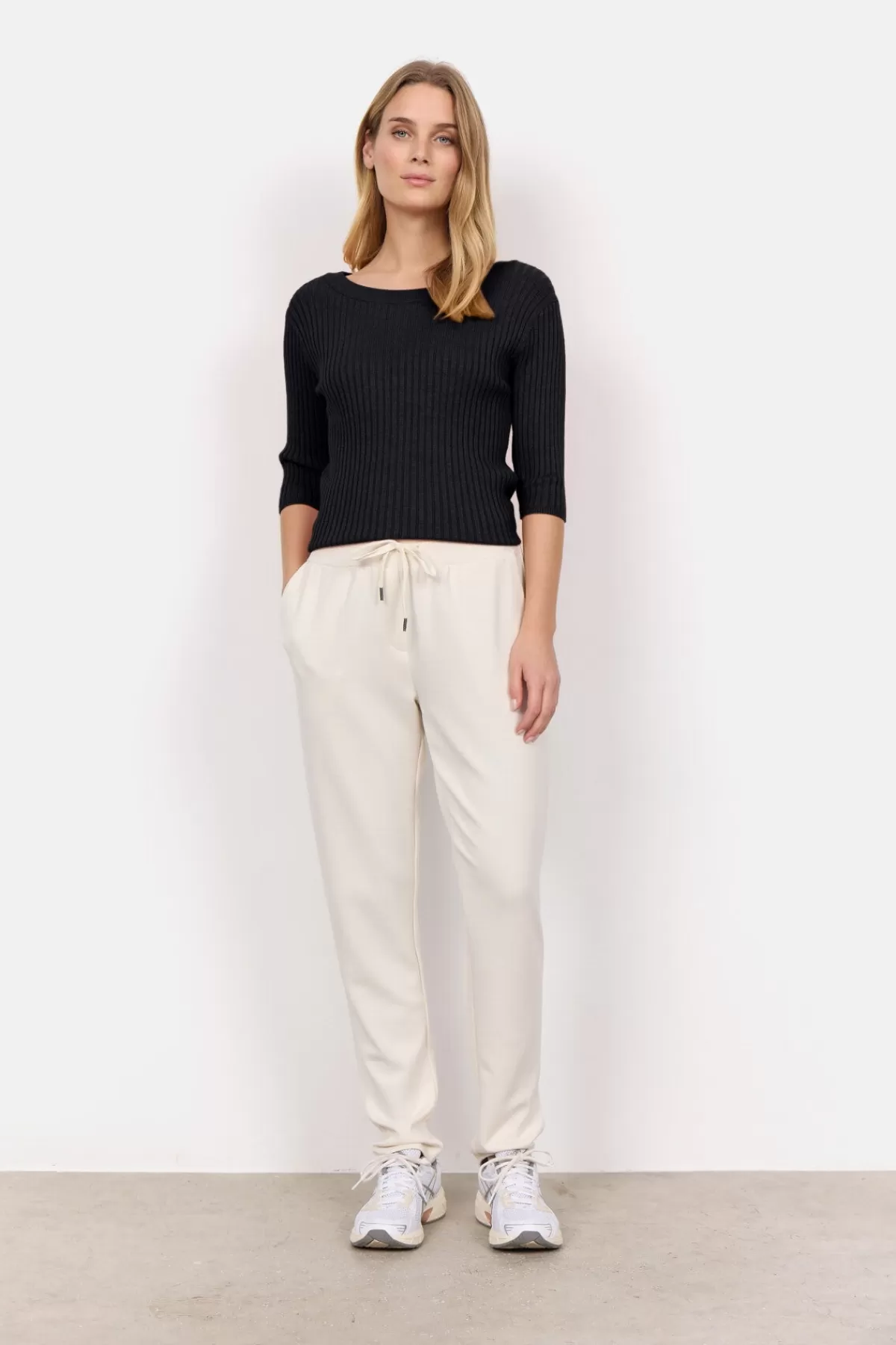 Soyaconcept Comfy | Pants-SC-BANU 157 Pants Cream