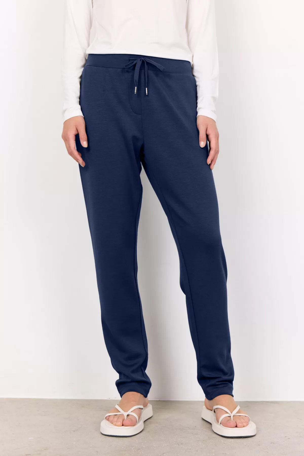 Soyaconcept Comfy | Pants-SC-BANU 157 Pants Dark blue