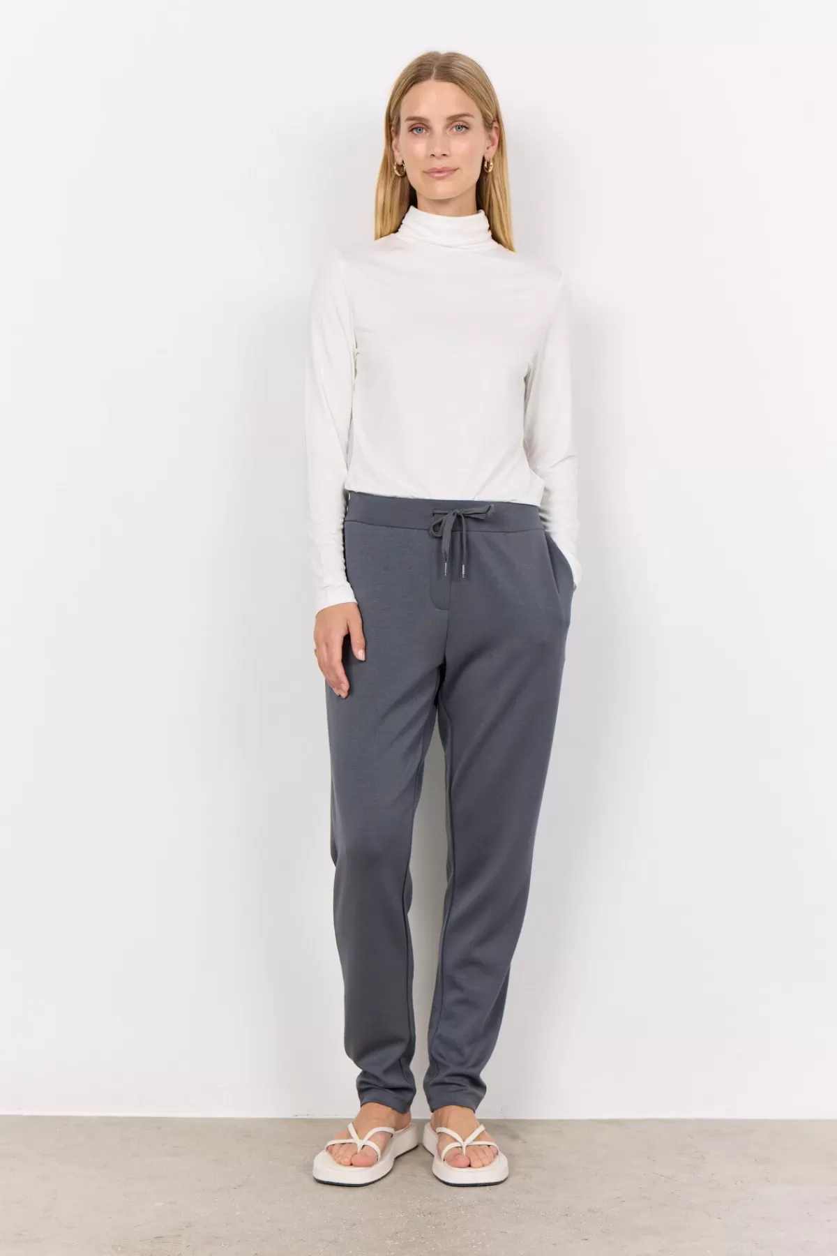 Soyaconcept Comfy | Pants-SC-BANU 157 Pants Dark grey