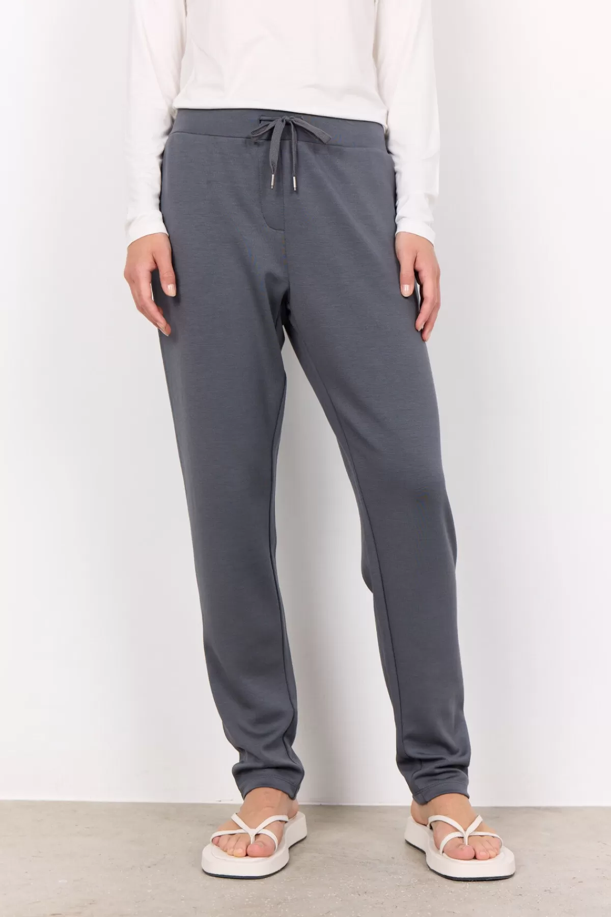 Soyaconcept Comfy | Pants-SC-BANU 157 Pants Dark grey