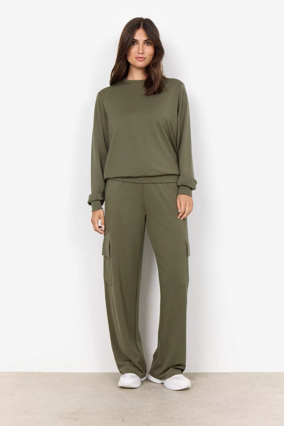 Soyaconcept Blouses And Shirts | Comfy-SC-BANU 185 Sweatshirt Olive