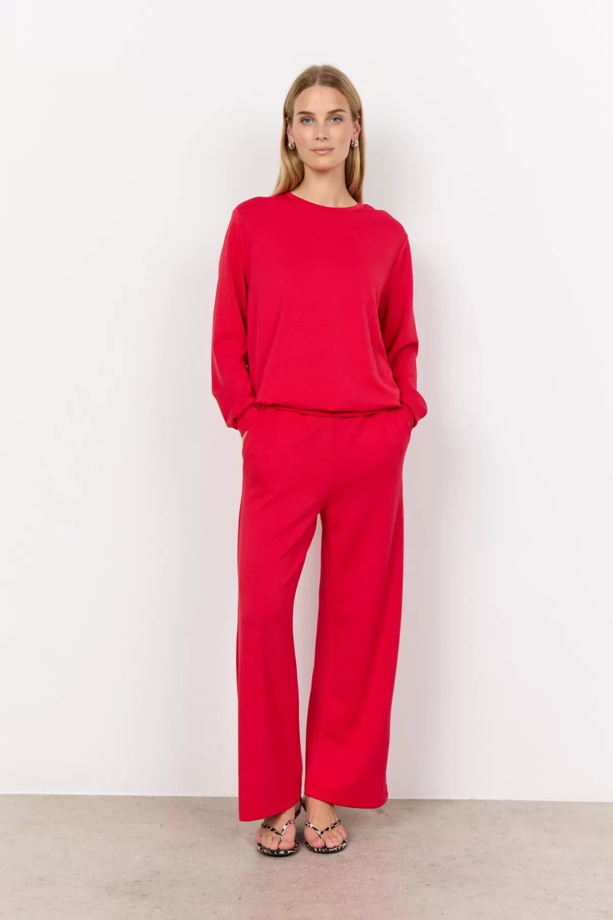 Soyaconcept Blouses And Shirts | Comfy-SC-BANU 185 Sweatshirt Red
