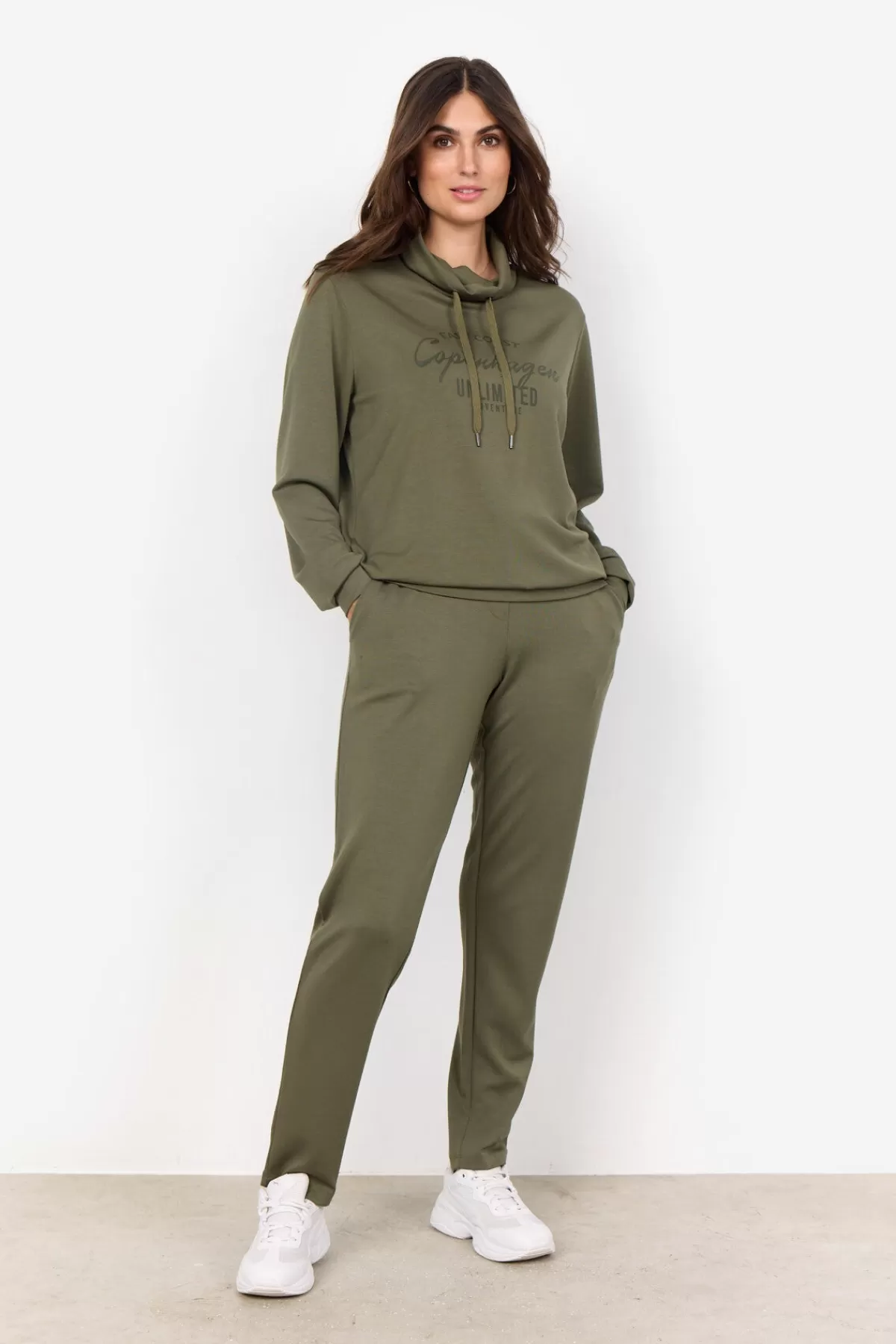 Soyaconcept Blouses And Shirts | Comfy-SC-BANU 186 Sweatshirt Olive