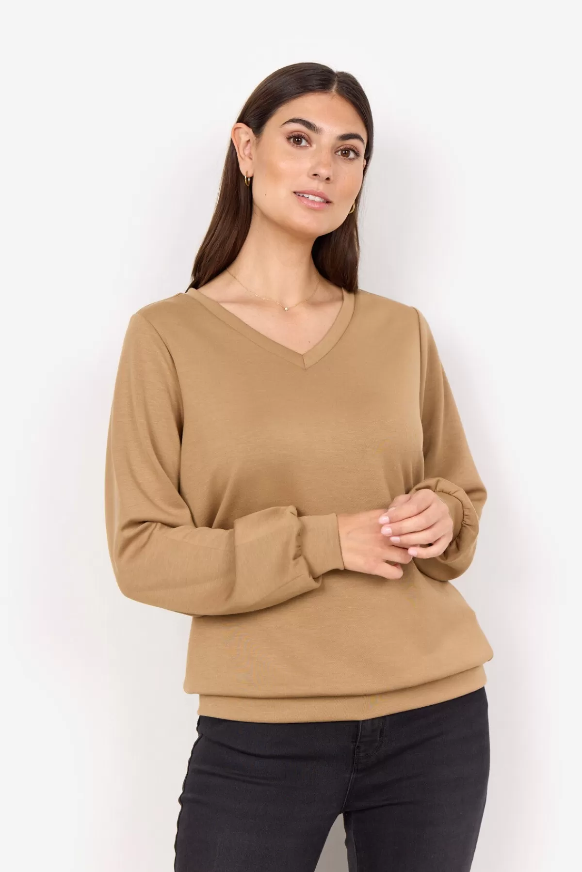 Soyaconcept Blouses And Shirts | Comfy-SC-BANU 194 Blouse Camel