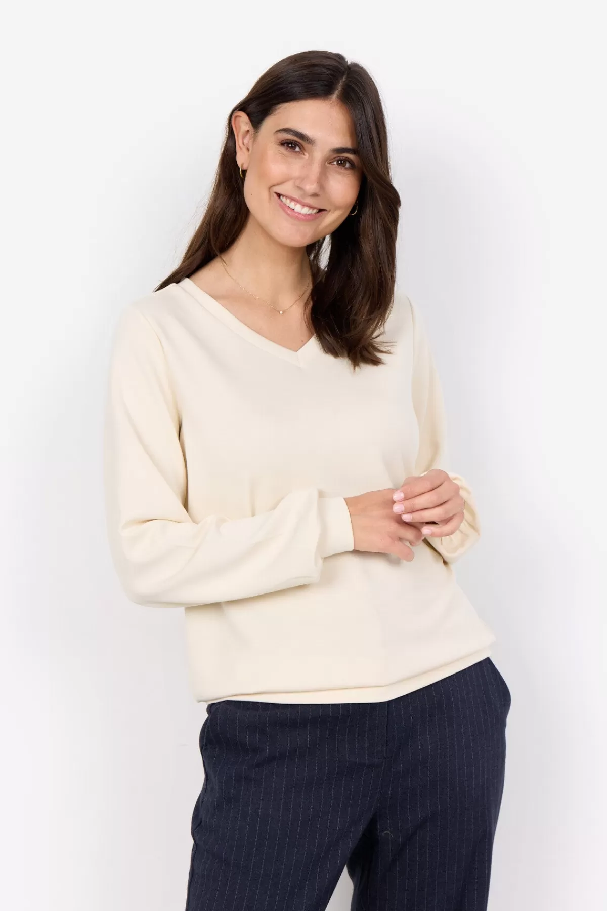 Soyaconcept Blouses And Shirts | Comfy-SC-BANU 194 Blouse Cream