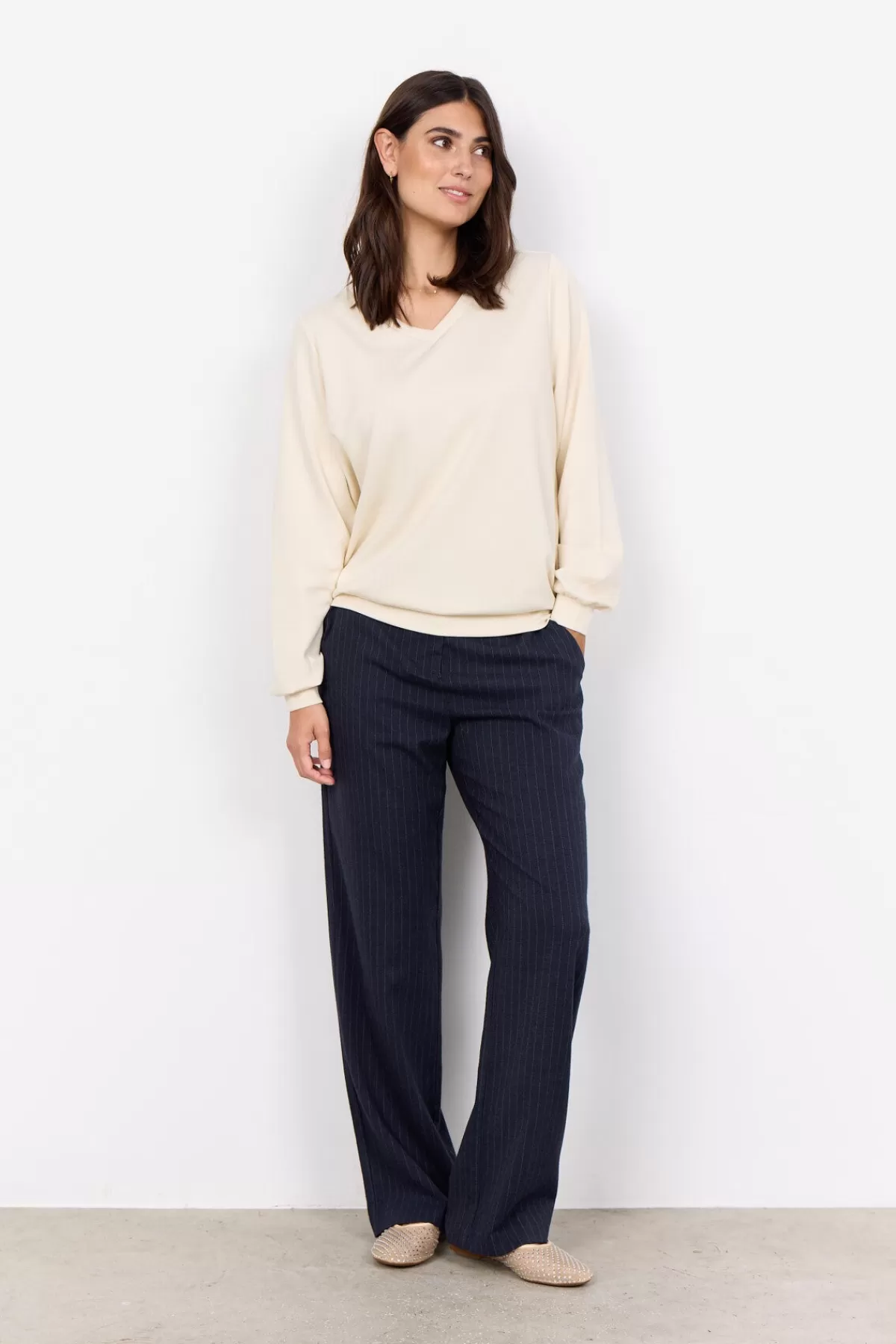 Soyaconcept Blouses And Shirts | Comfy-SC-BANU 194 Blouse Cream