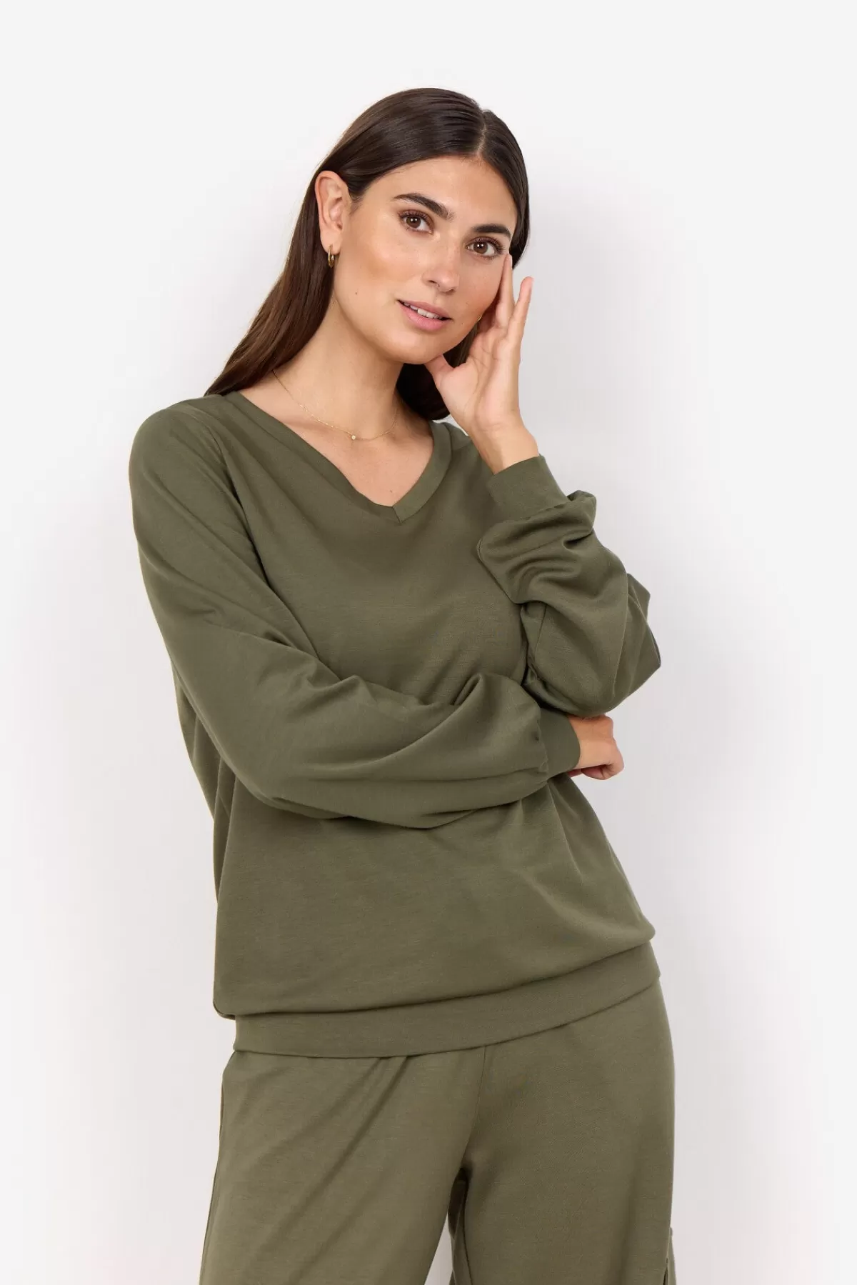 Soyaconcept Blouses And Shirts | Comfy-SC-BANU 194 Blouse Olive