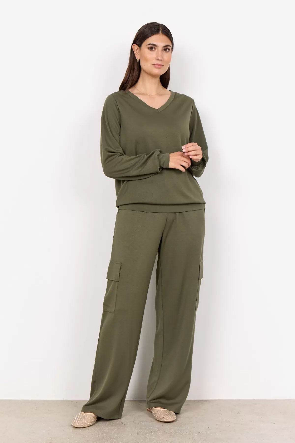 Soyaconcept Blouses And Shirts | Comfy-SC-BANU 194 Blouse Olive