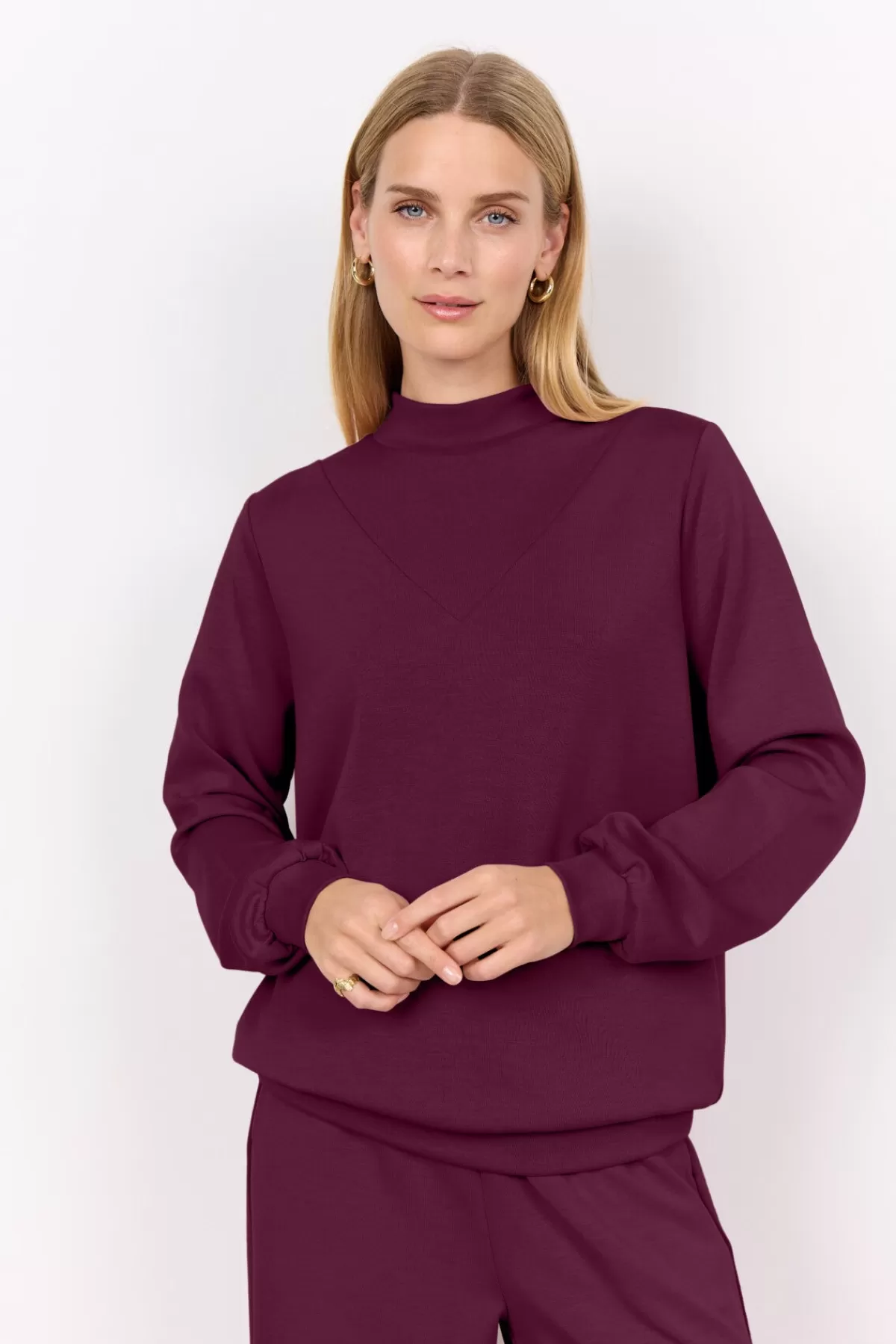Soyaconcept Blouses And Shirts | Comfy-SC-BANU 195 Blouse Bordeaux