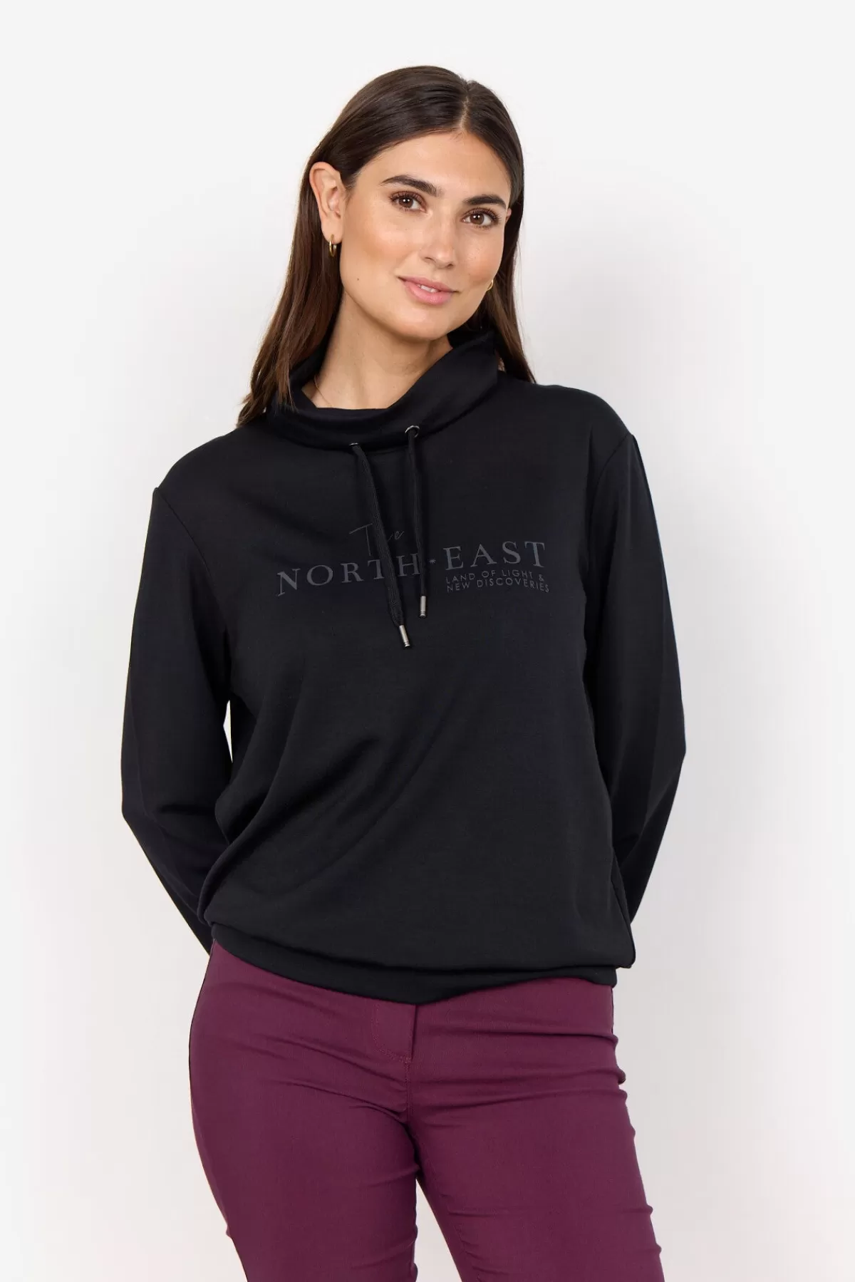 Soyaconcept Blouses And Shirts | Comfy-SC-BANU 196 Sweatshirt Black
