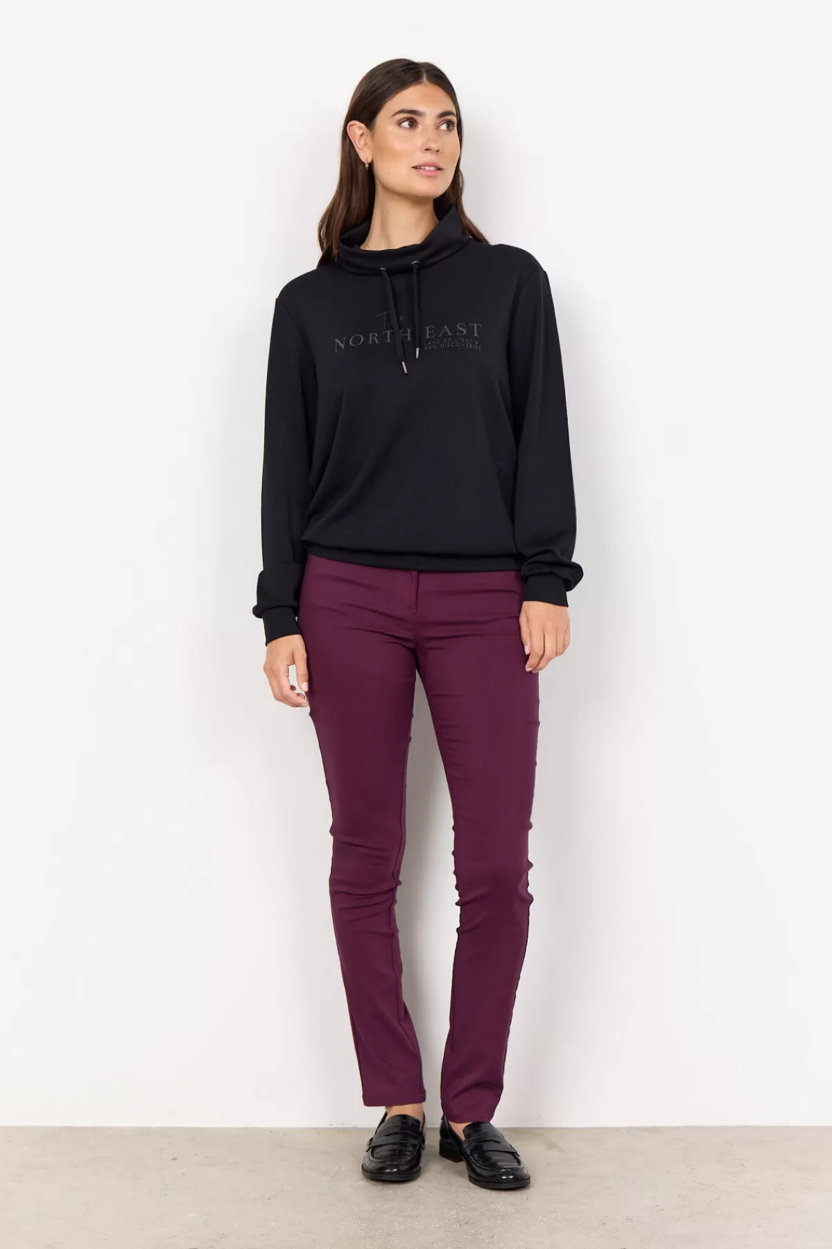 Soyaconcept Blouses And Shirts | Comfy-SC-BANU 196 Sweatshirt Black