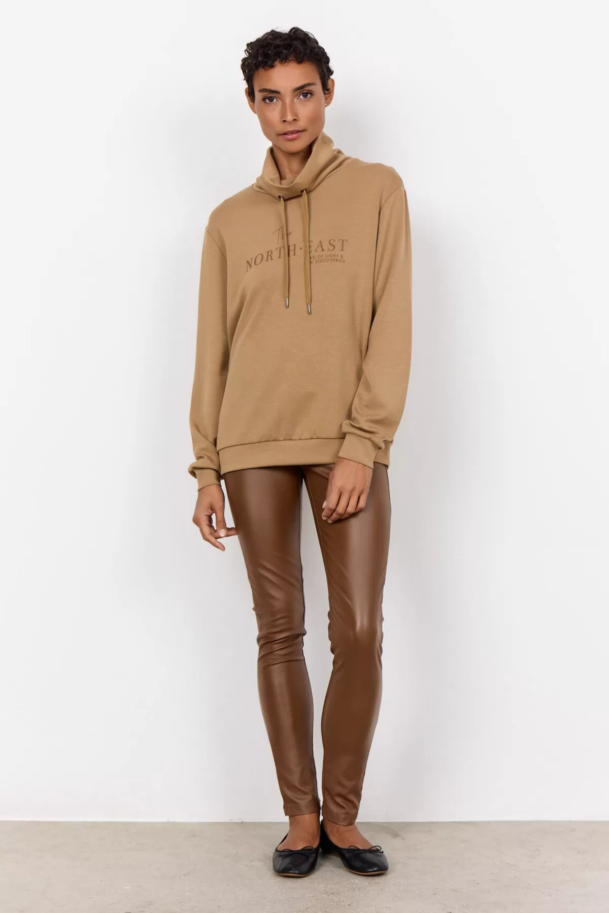 Soyaconcept Blouses And Shirts | Comfy-SC-BANU 196 Sweatshirt Camel