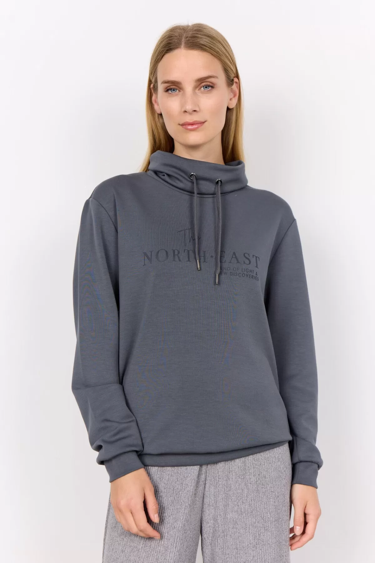 Soyaconcept Blouses And Shirts | Comfy-SC-BANU 196 Sweatshirt Dark grey