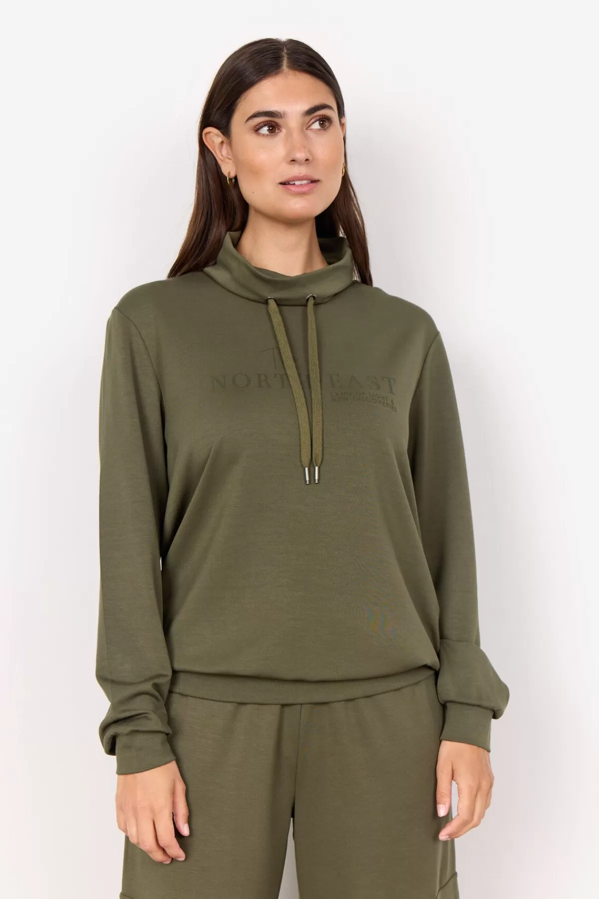 Soyaconcept Blouses And Shirts | Comfy-SC-BANU 196 Sweatshirt Olive