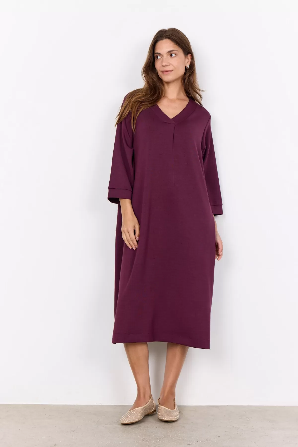 Soyaconcept Dresses | Comfy-SC-BANU 197 Dress Bordeaux