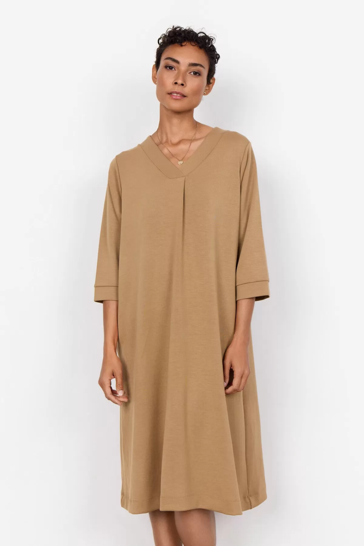 Soyaconcept Dresses | Comfy-SC-BANU 197 Dress Camel