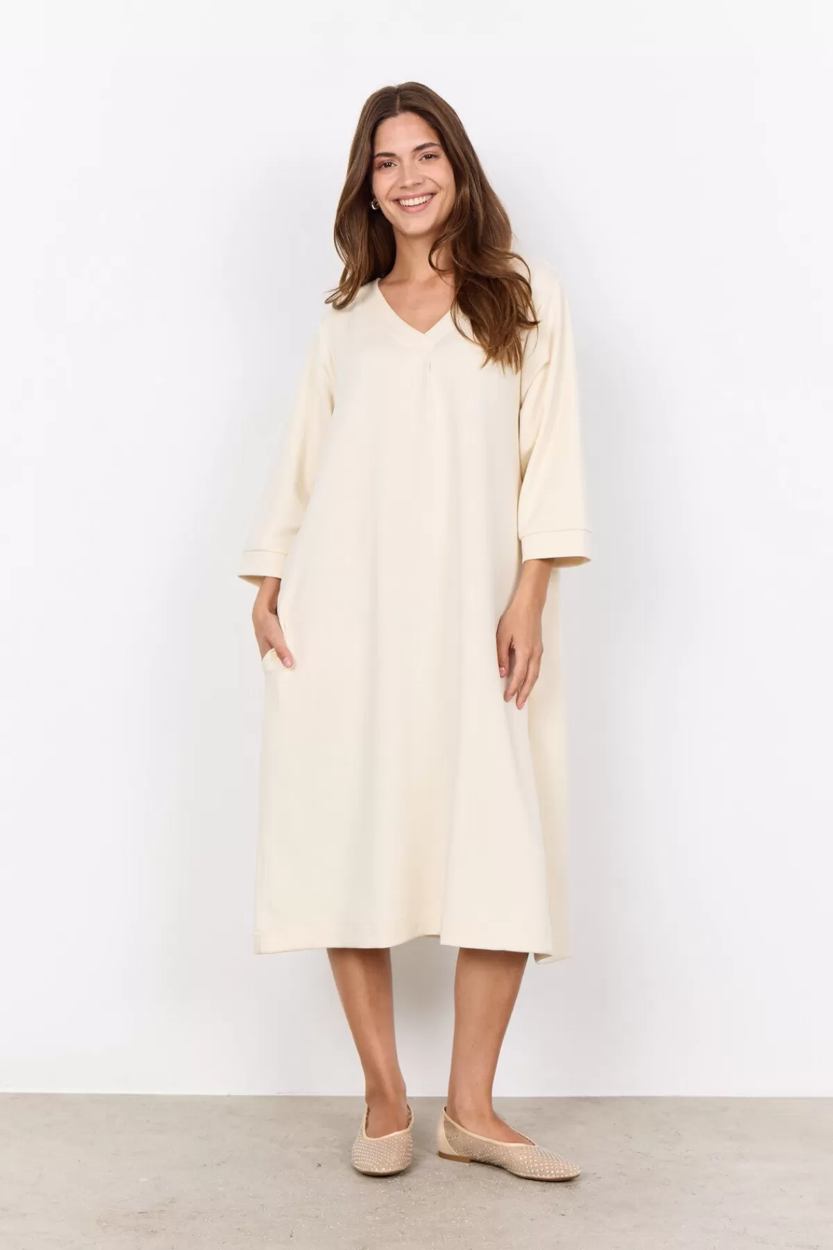 Soyaconcept Dresses | Comfy-SC-BANU 197 Dress Cream