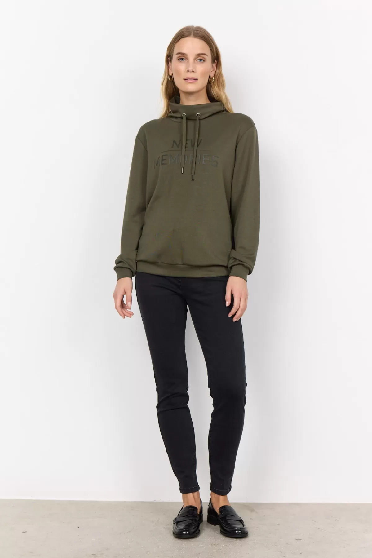 Soyaconcept Blouses And Shirts | Comfy-SC-BANU 200 Sweatshirt Dark green