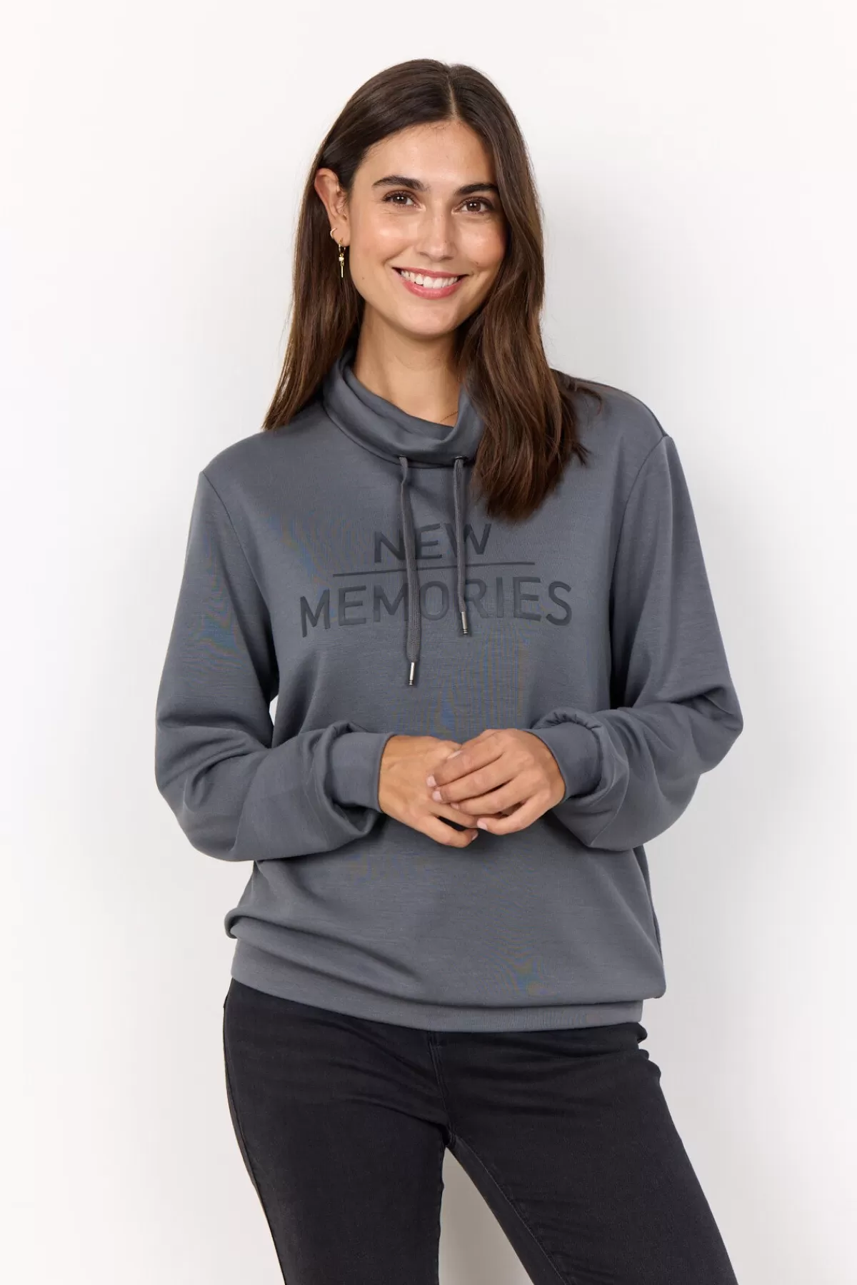 Soyaconcept Blouses And Shirts | Comfy-SC-BANU 200 Sweatshirt Dark grey