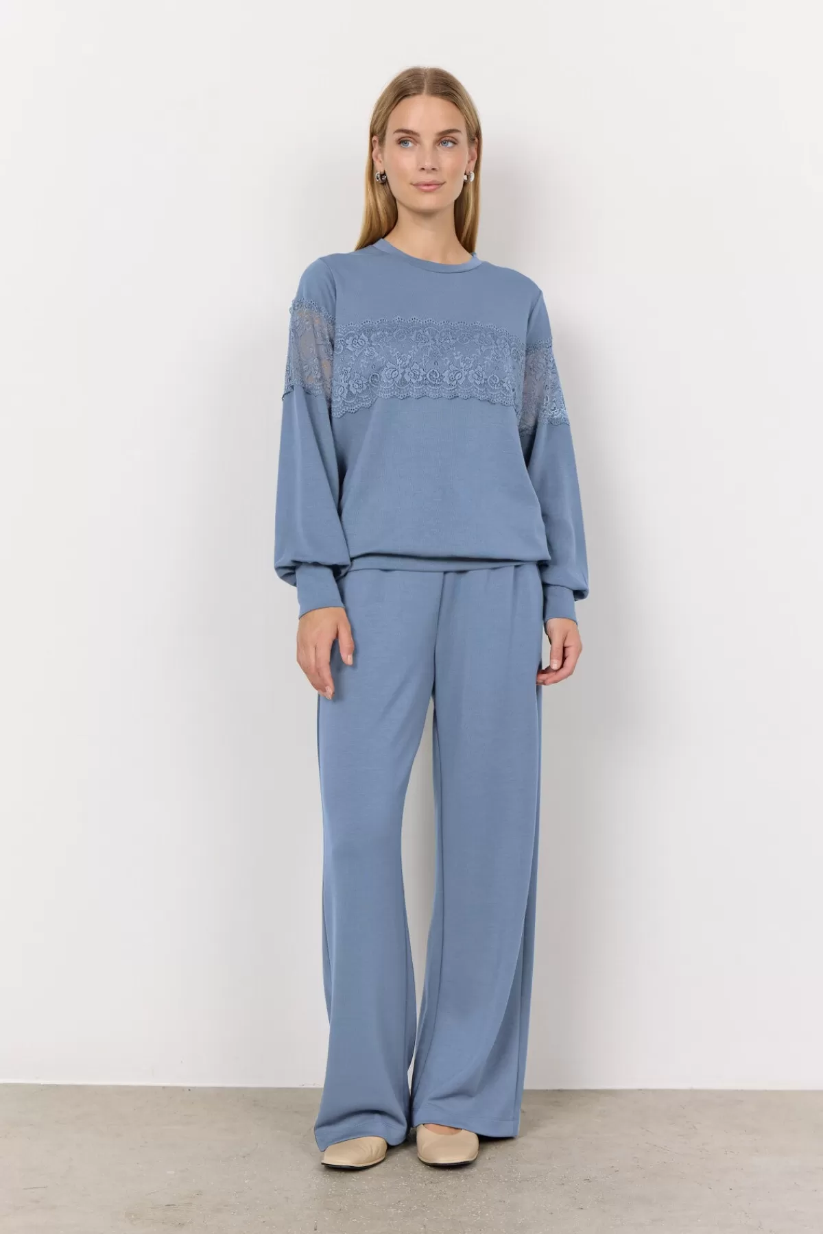 Soyaconcept Blouses And Shirts | Comfy-SC-BANU 201 Sweatshirt Blue