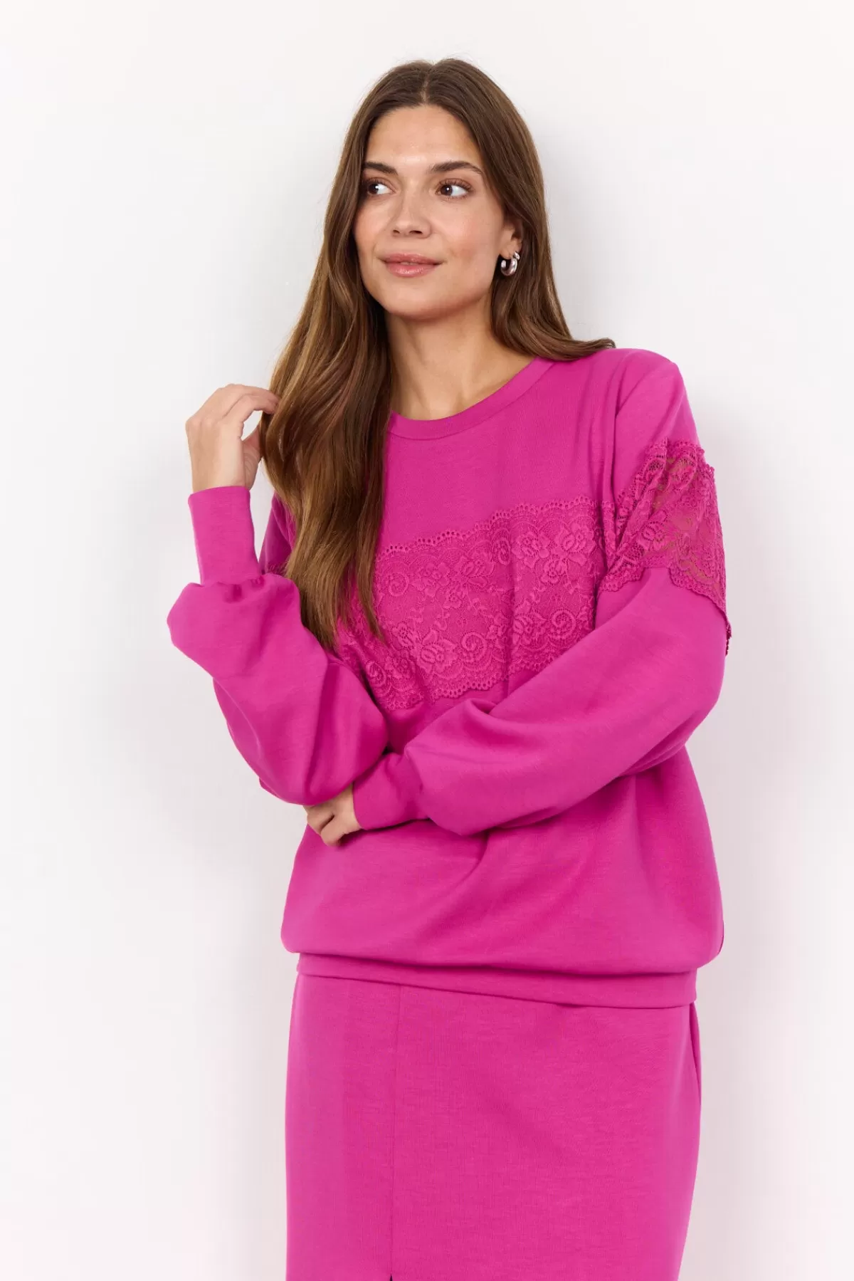 Soyaconcept Blouses And Shirts | Comfy-SC-BANU 201 Sweatshirt Pink