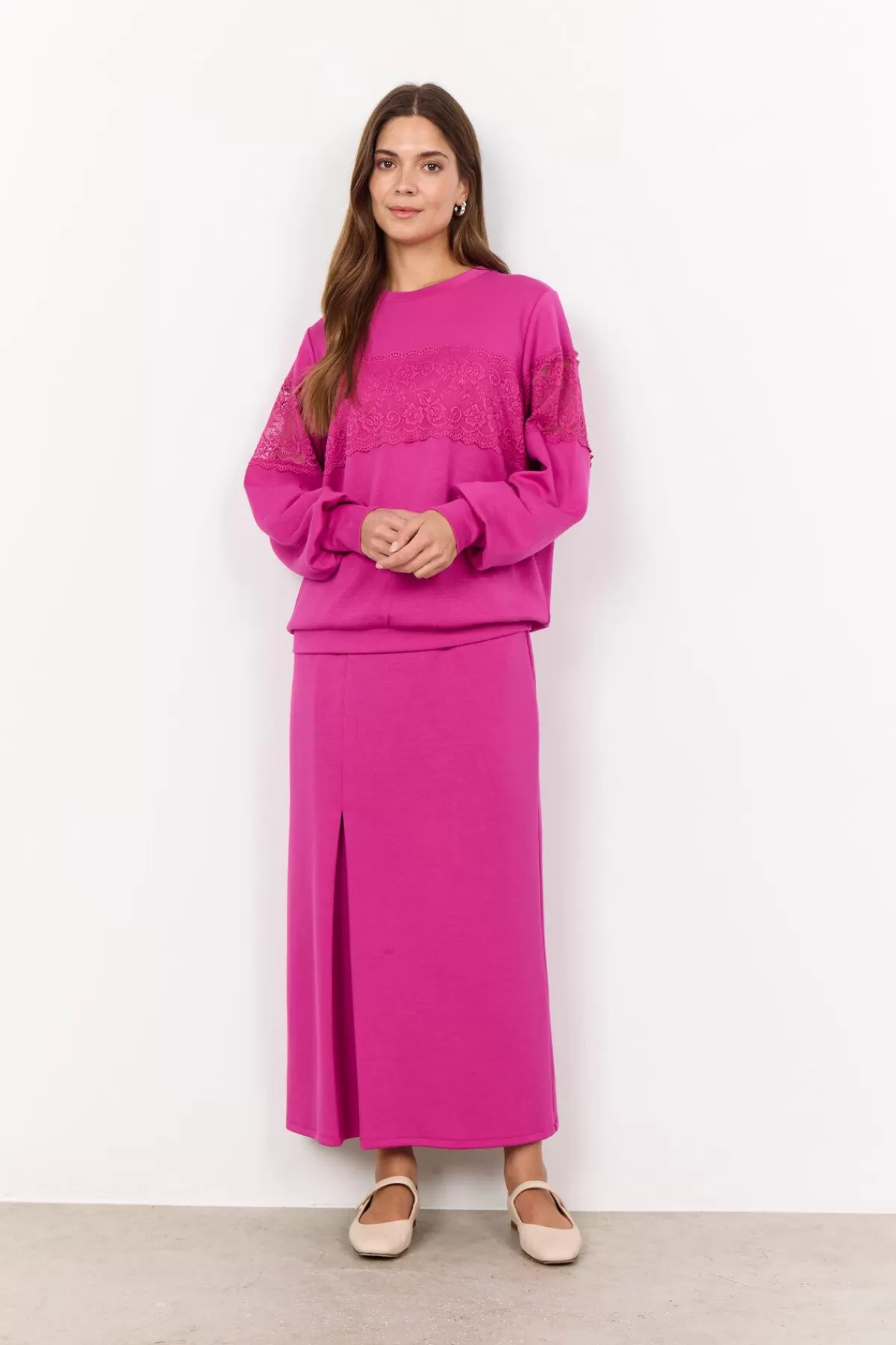 Soyaconcept Blouses And Shirts | Comfy-SC-BANU 201 Sweatshirt Pink