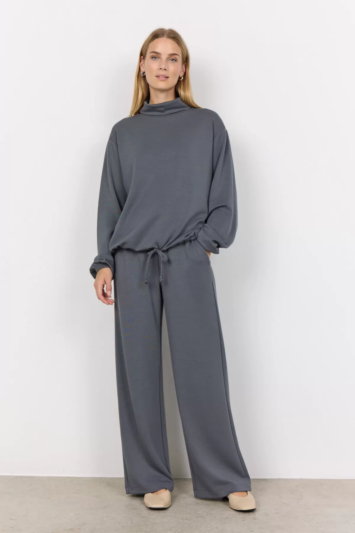 Soyaconcept Blouses And Shirts | Comfy-SC-BANU 203 Sweatshirt Dark grey