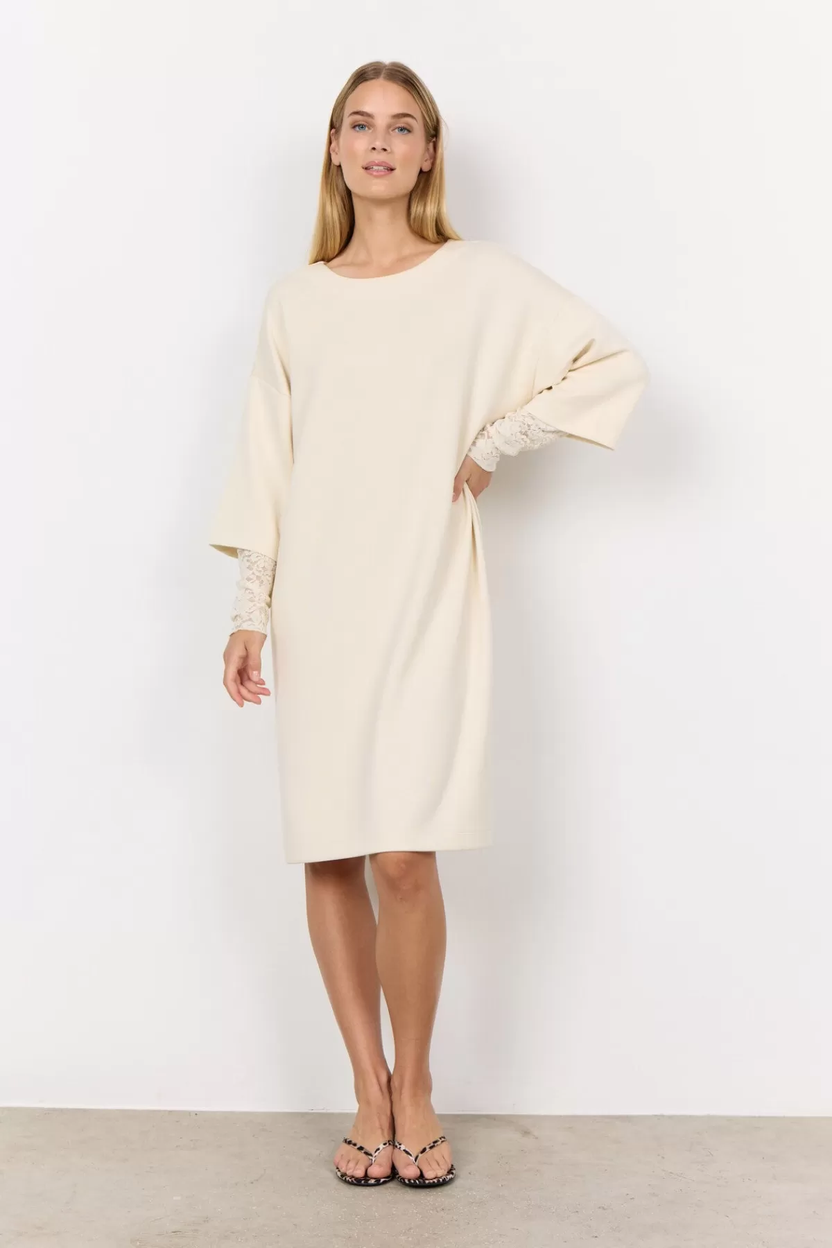 Soyaconcept Dresses | Comfy-SC-BANU 205 Dress Cream