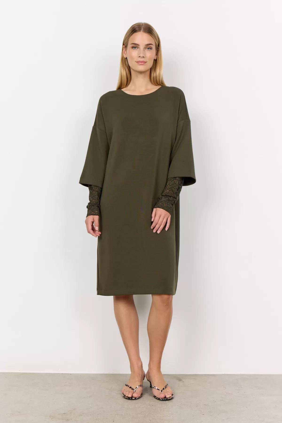 Soyaconcept Dresses | Comfy-SC-BANU 205 Dress Dark green