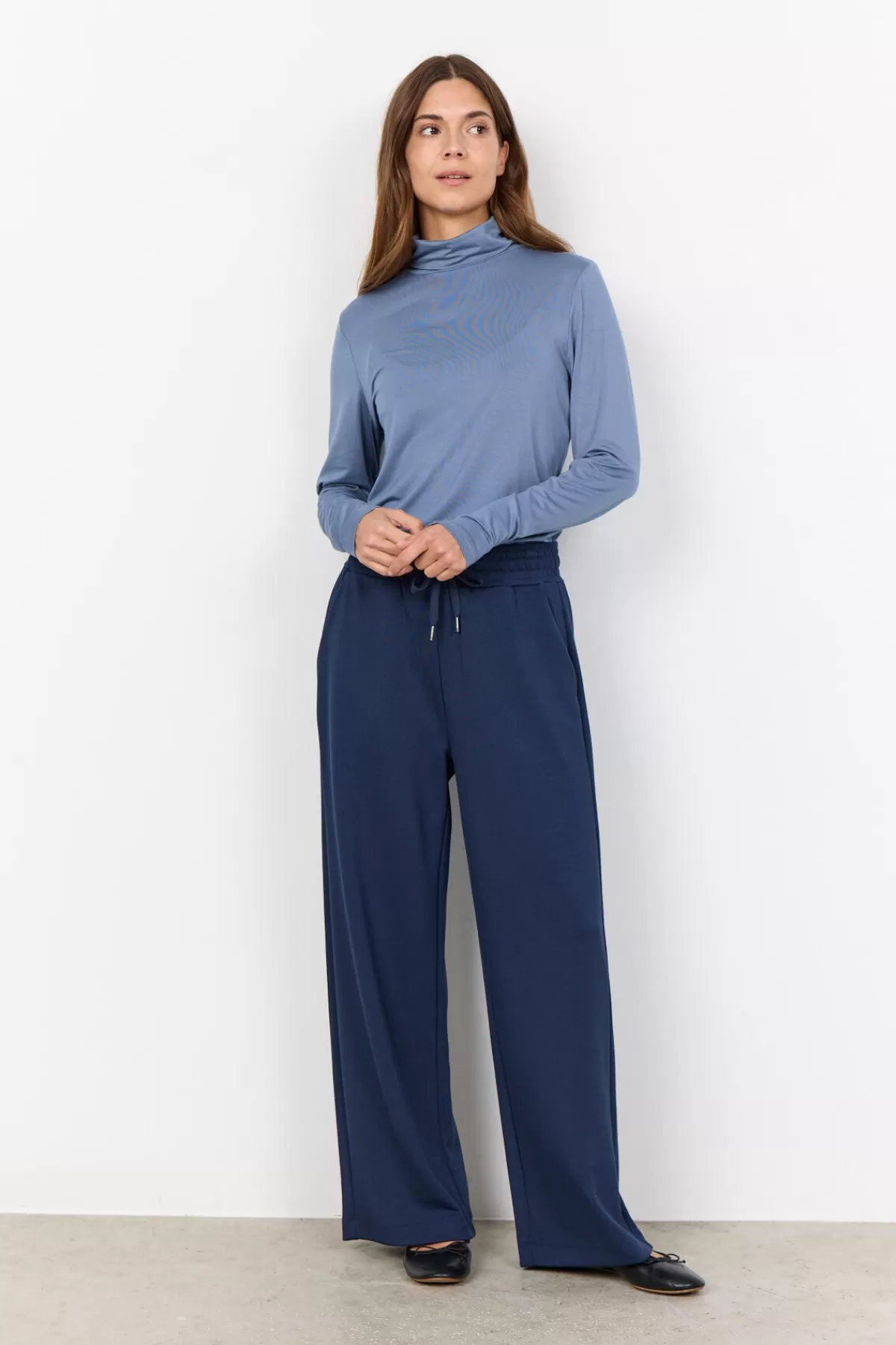 Soyaconcept Comfy | Pants-SC-BANU 33 Pants Dark blue