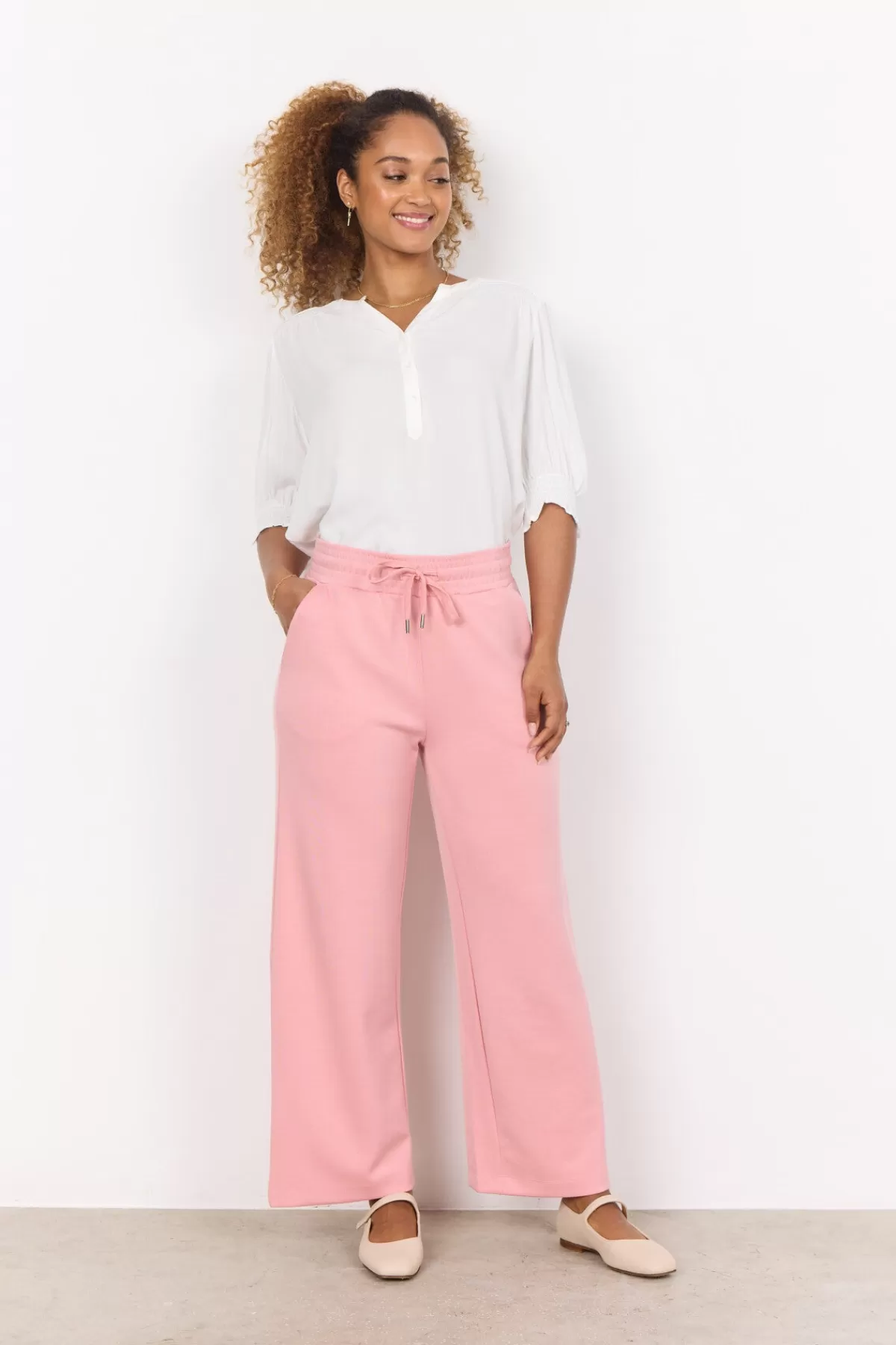 Soyaconcept Comfy | Pants-SC-BANU 33 Pants Light pink