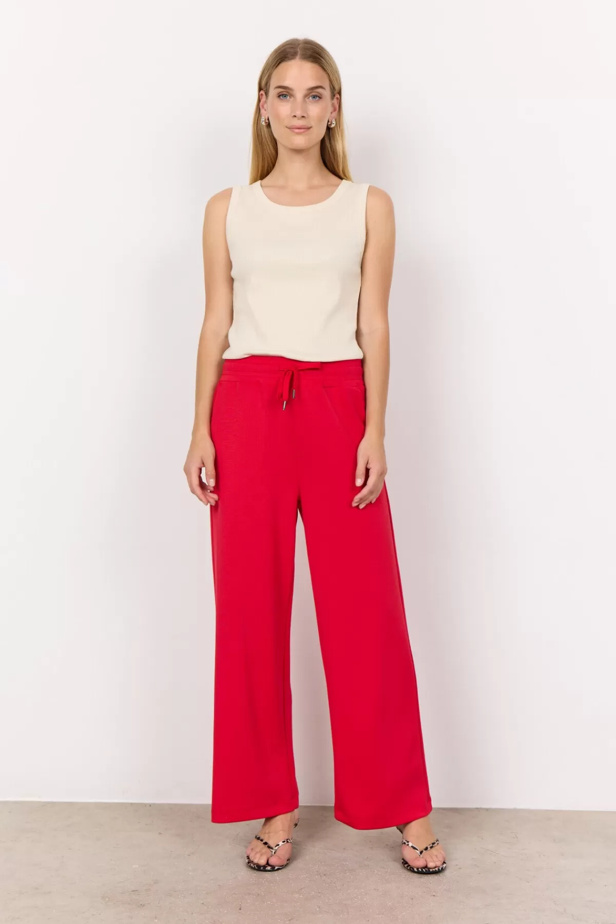 Soyaconcept Comfy | Pants-SC-BANU 33 Pants Red