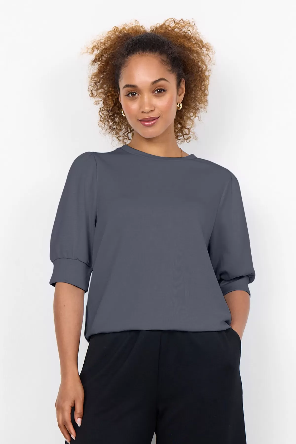 Soyaconcept Blouses And Shirts | Comfy-SC-BANU 83 Blouse Dark grey