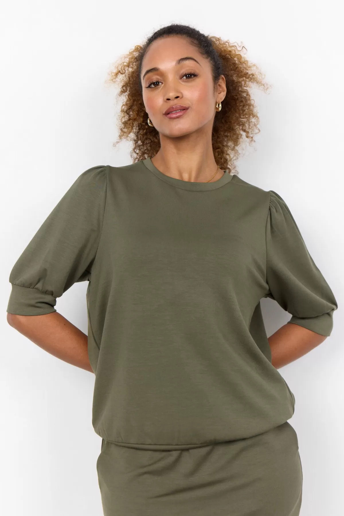 Soyaconcept Blouses And Shirts | Comfy-SC-BANU 83 Blouse Olive