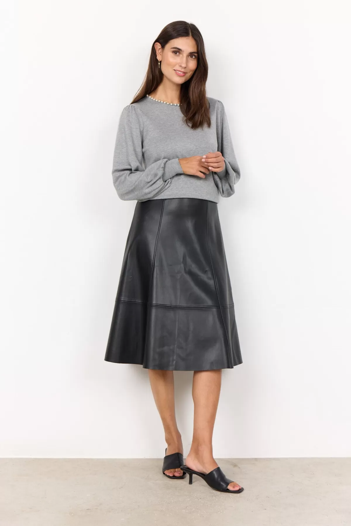 Soyaconcept Skirts-SC-BECKIE 18 Skirt Black