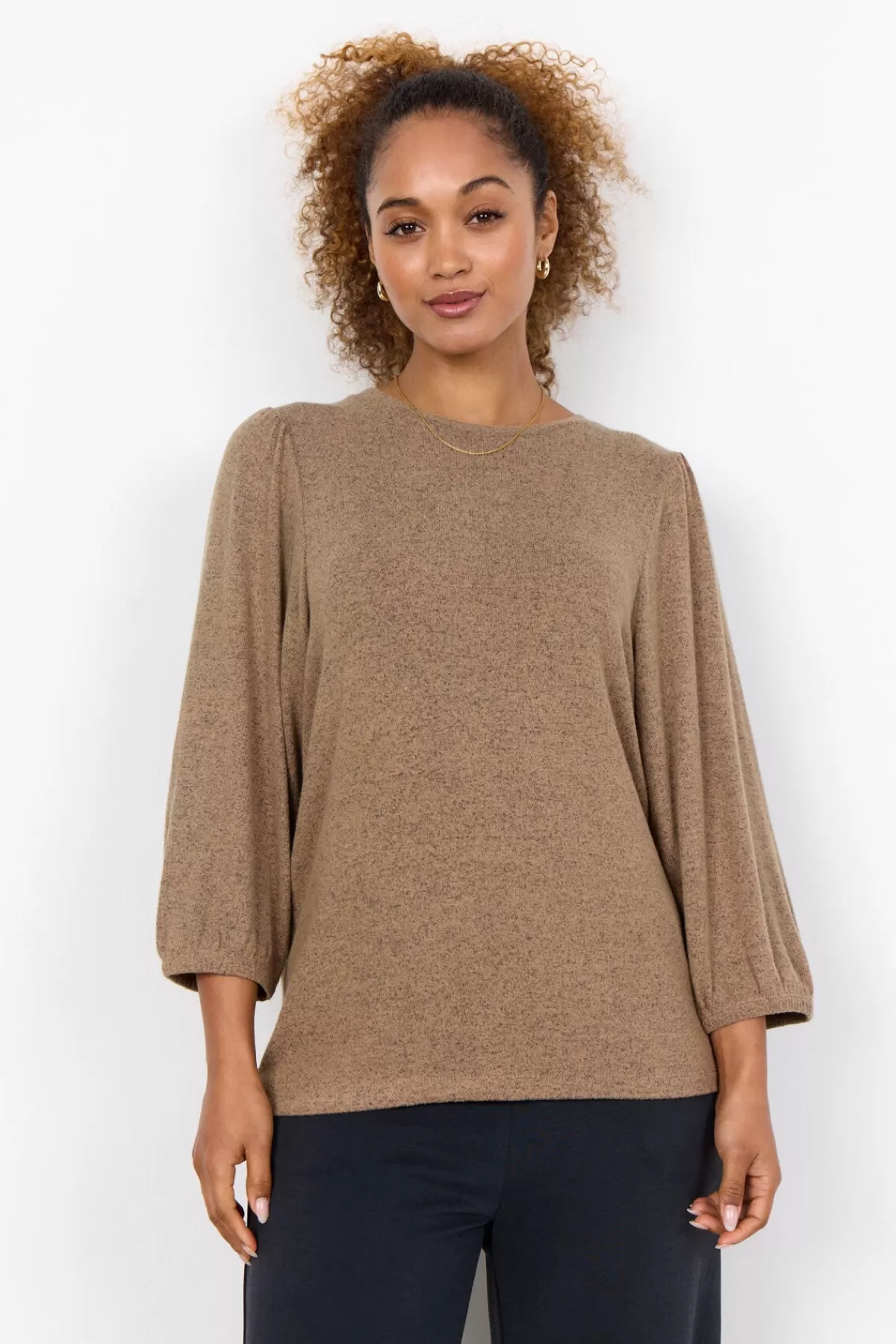 Soyaconcept Blouses And Shirts | Comfy-SC-BIARA 116 Blouse Camel