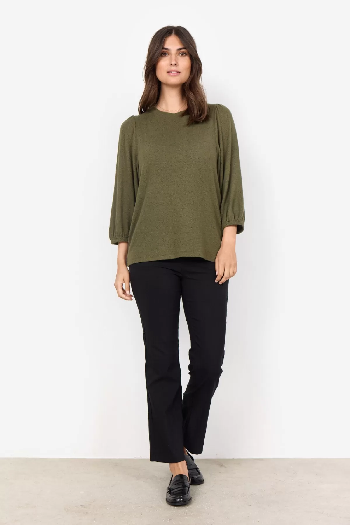Soyaconcept Blouses And Shirts | Comfy-SC-BIARA 116 Blouse Olive