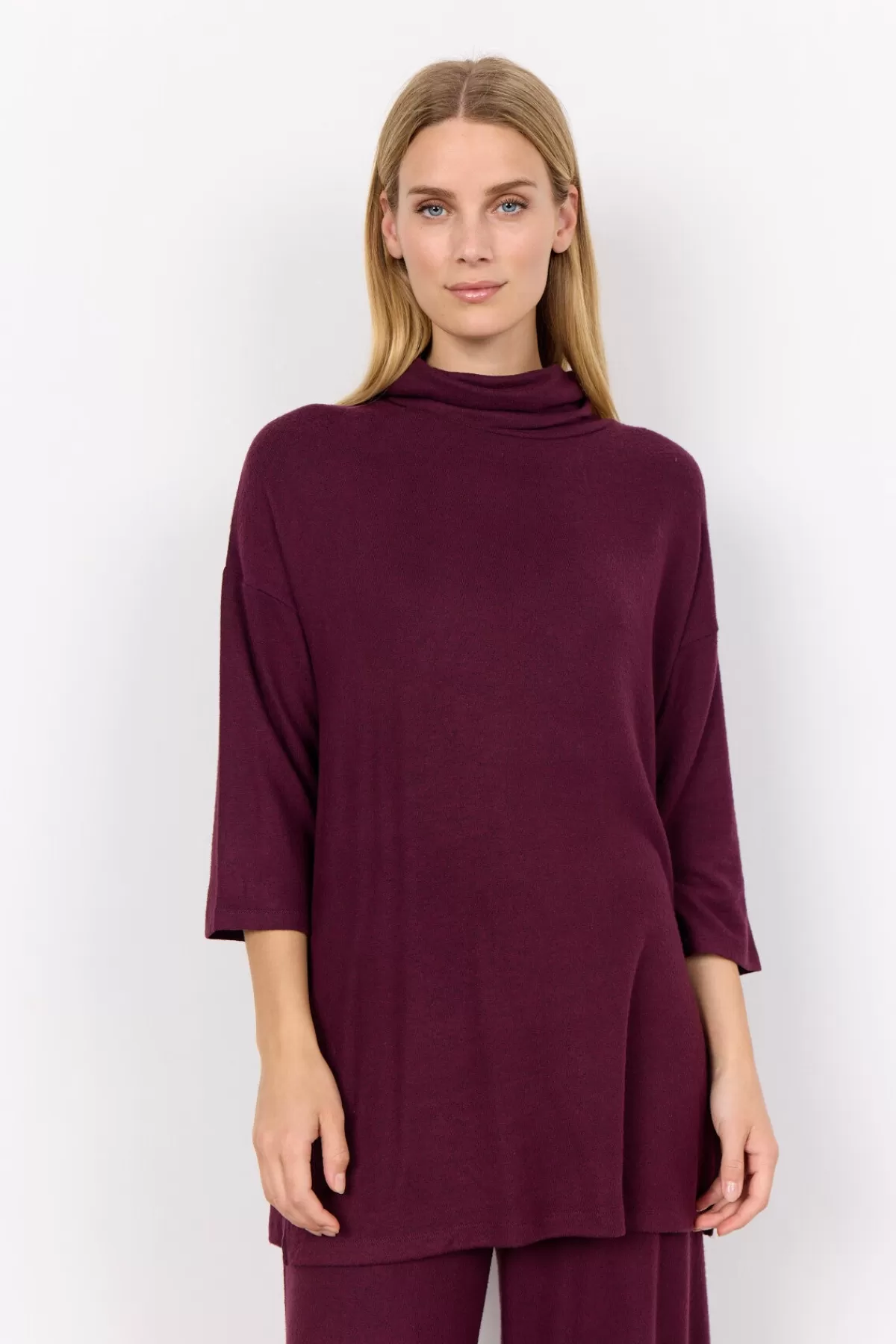 Soyaconcept Blouses And Shirts | Comfy-SC-BIARA 73 Sweatshirt Bordeaux