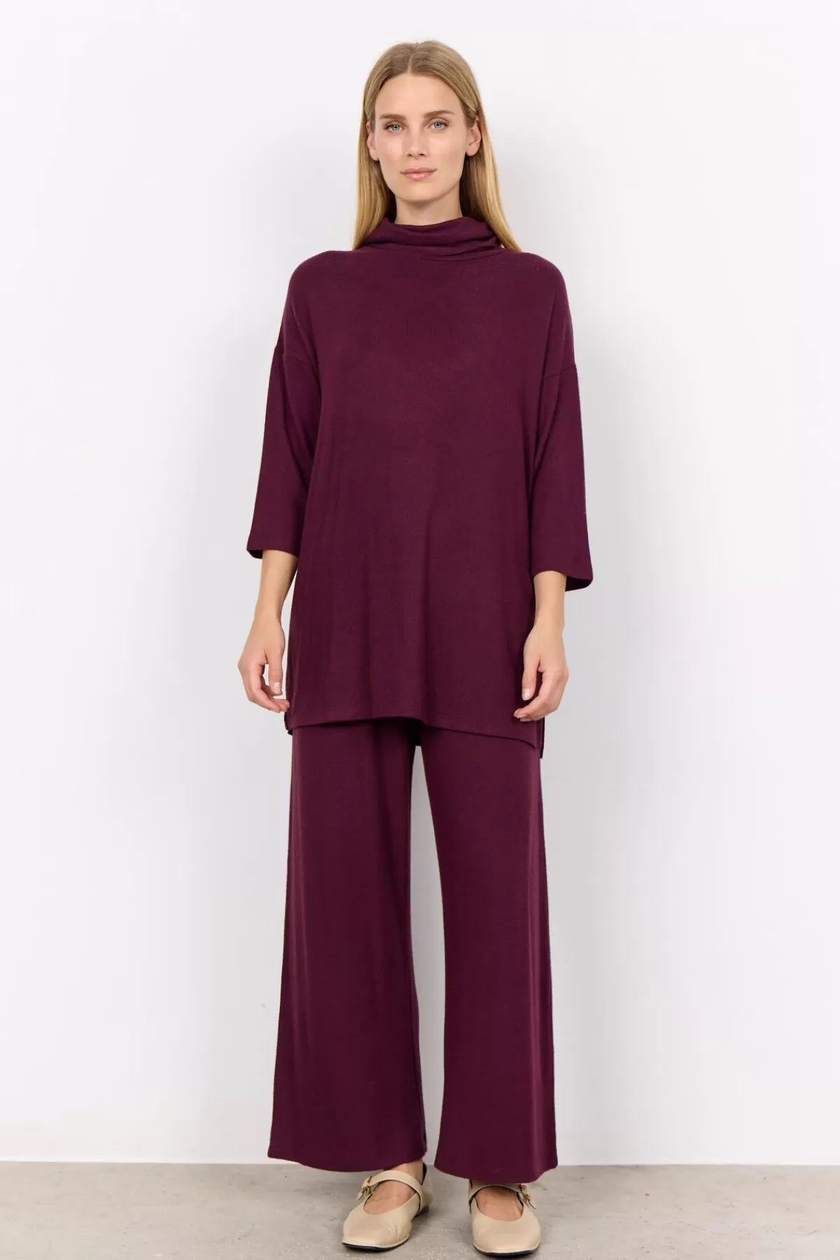 Soyaconcept Blouses And Shirts | Comfy-SC-BIARA 73 Sweatshirt Bordeaux